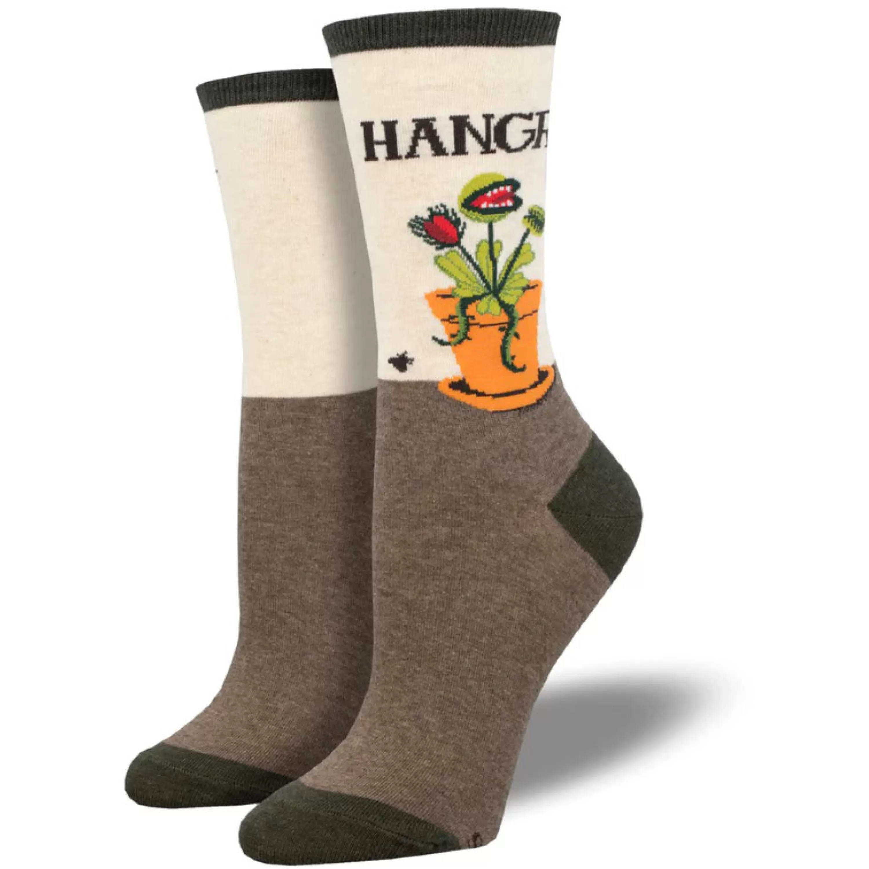 Discount SockSmith Hangry Socks Ivory Heather