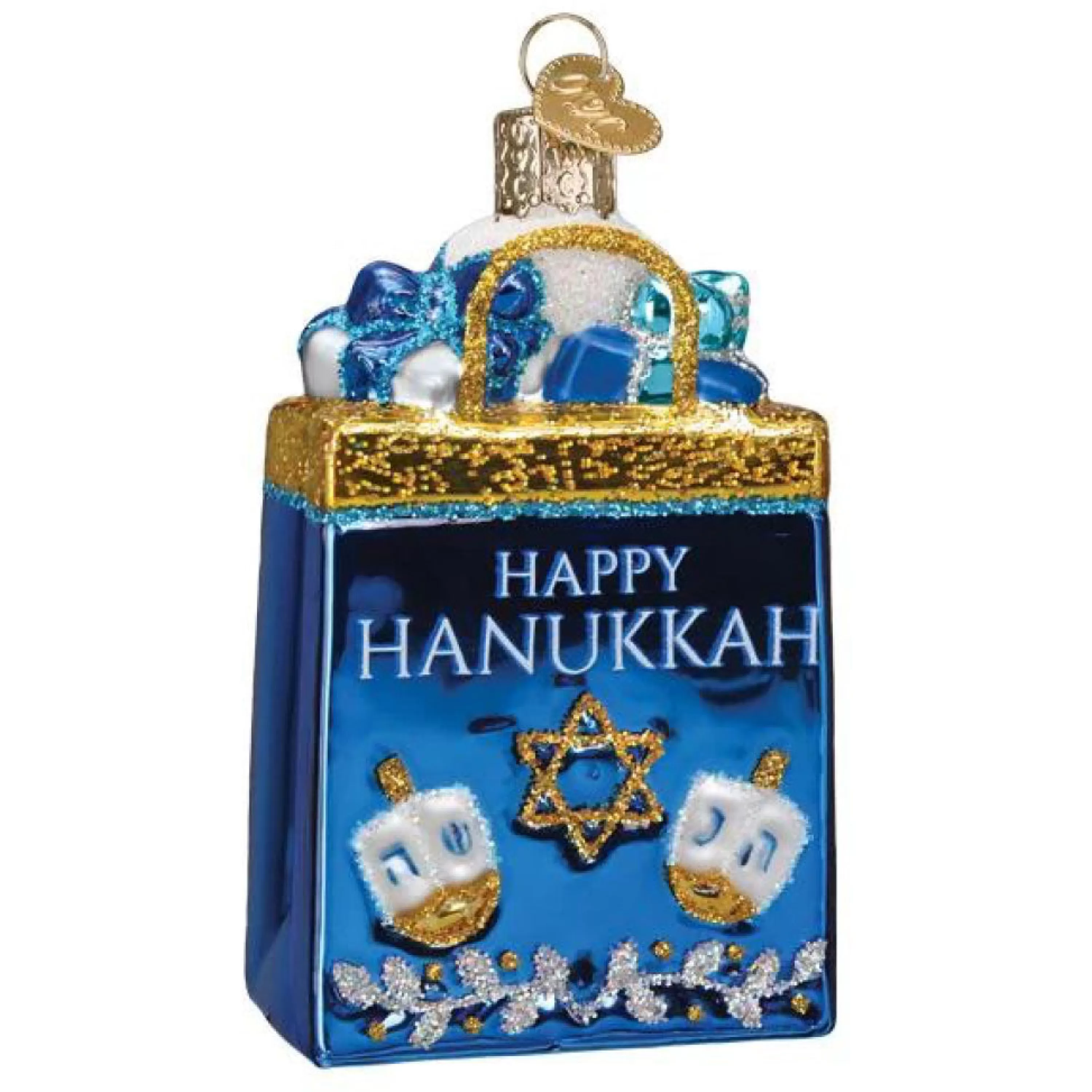 Old World Christmas Happy Hanukkah Ornament