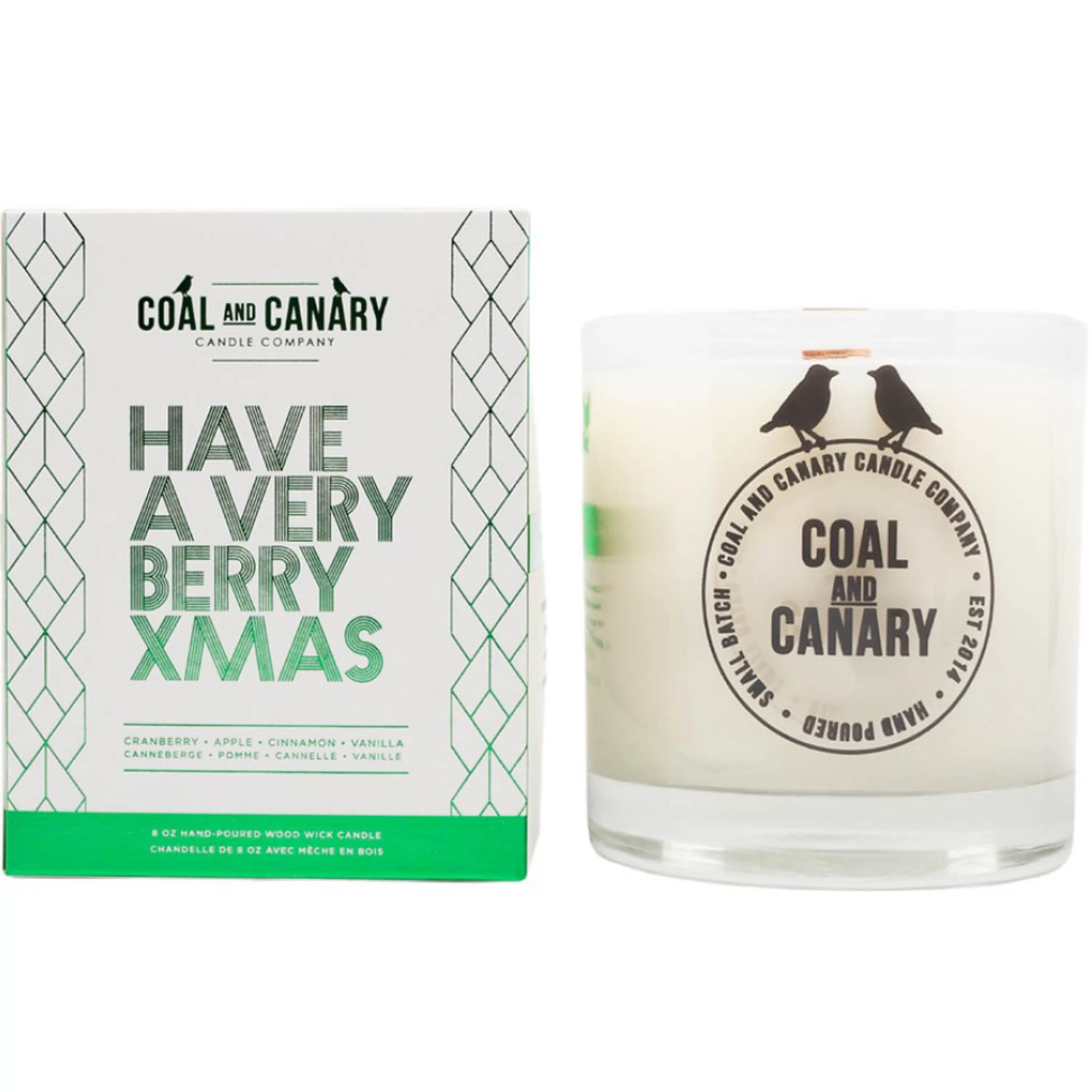 Store Coal and Canary Have A Berry Merry Xmas Candle