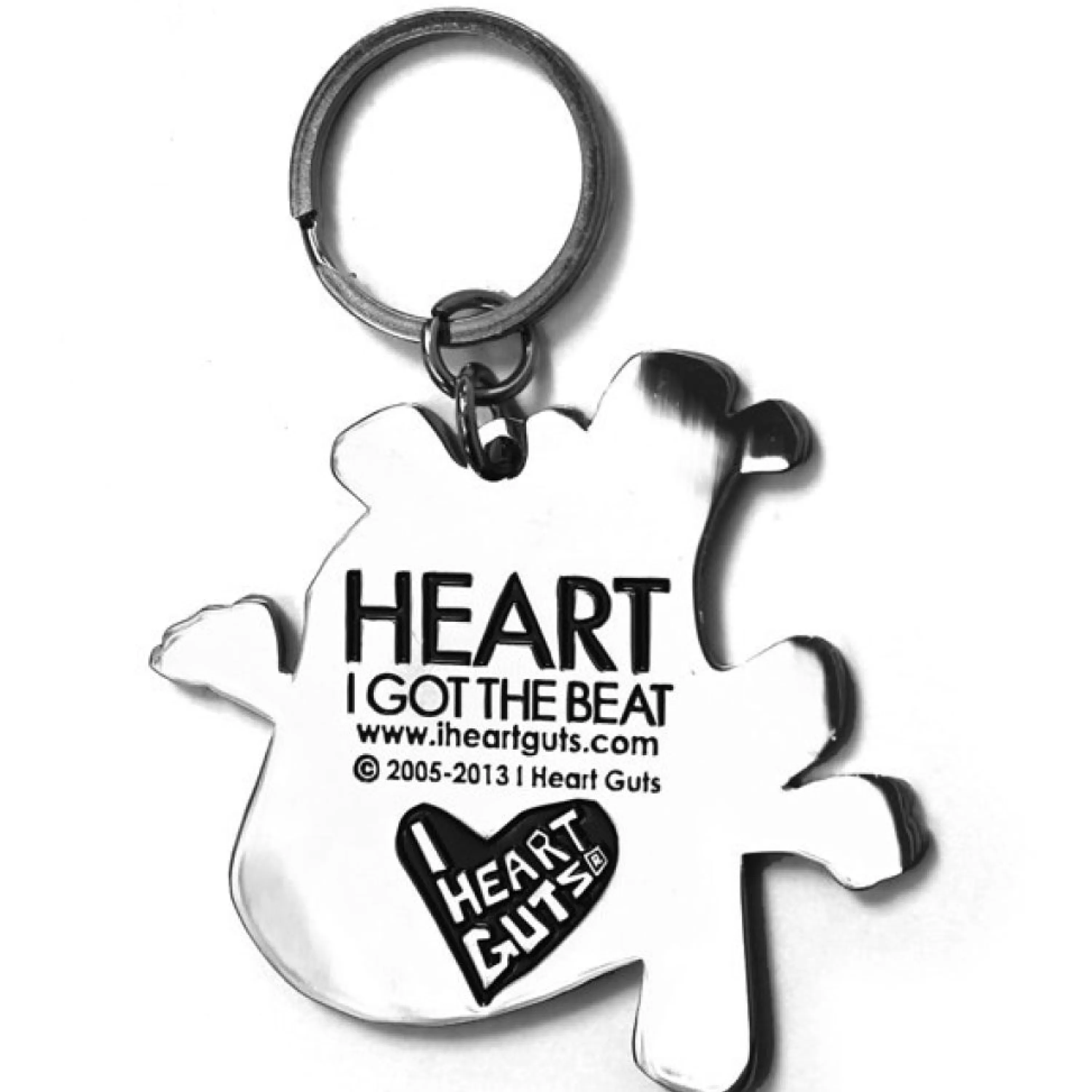 Cheap I Heart Guts Heart Key Chain