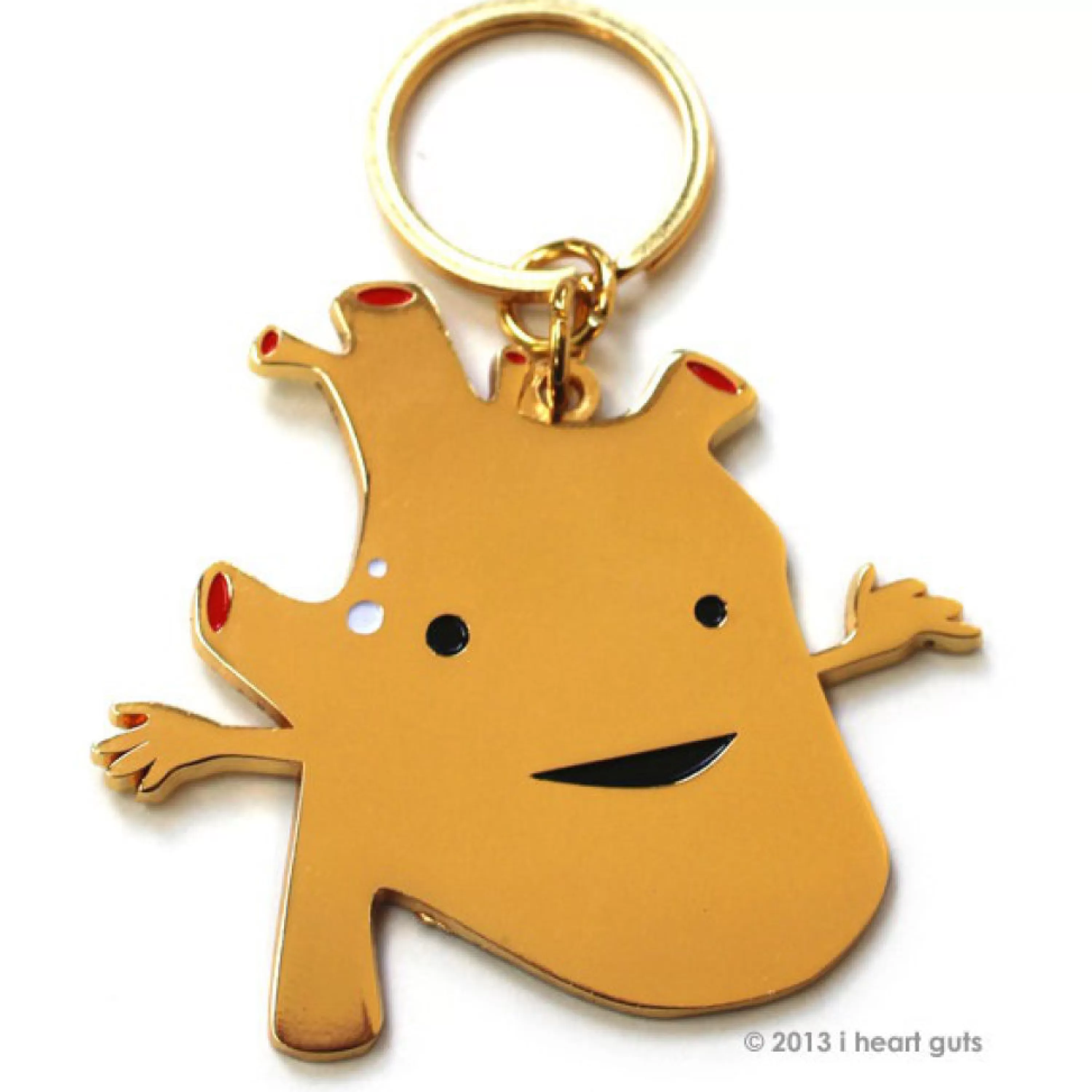 Outlet I Heart Guts Heart Of Gold Key Chain