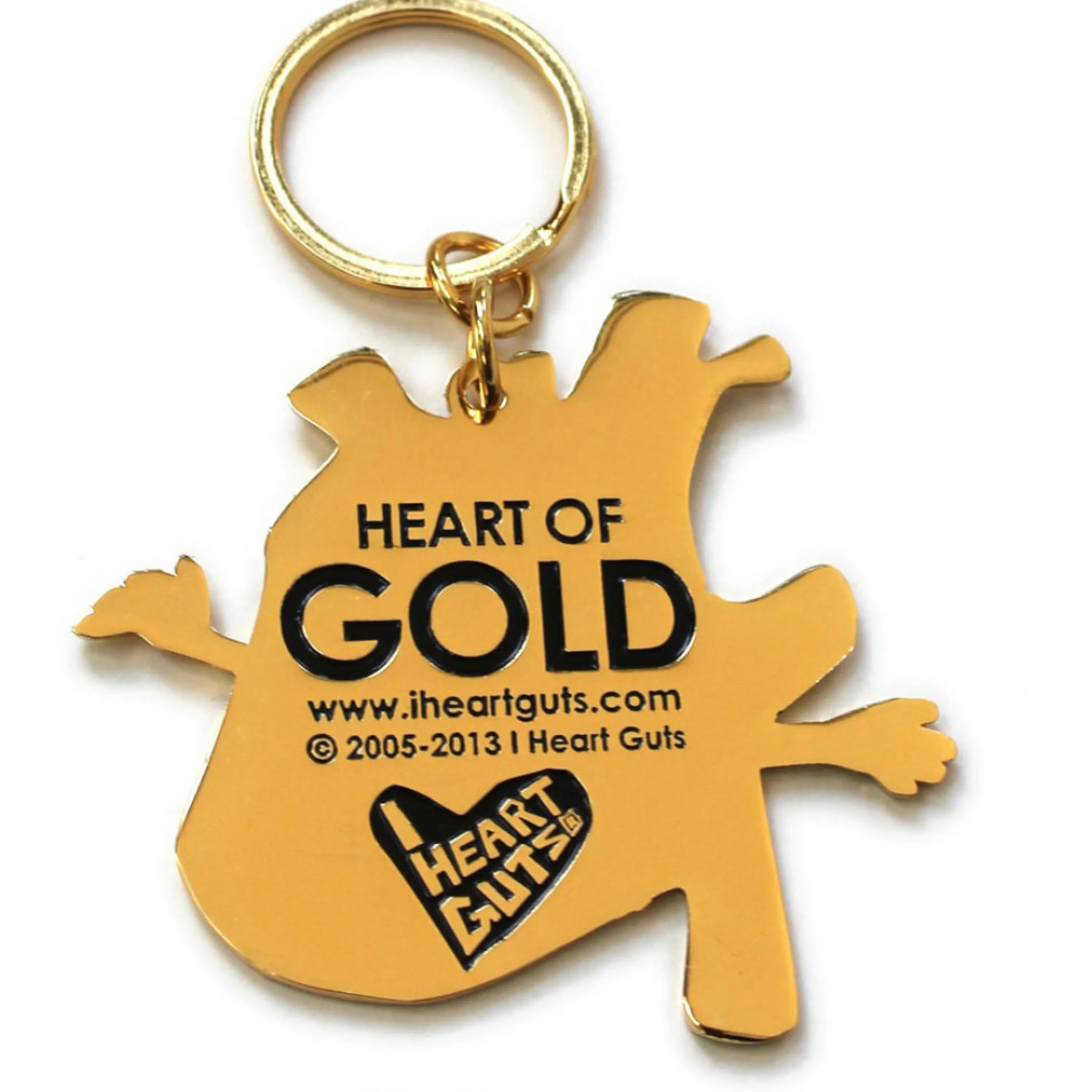 Outlet I Heart Guts Heart Of Gold Key Chain