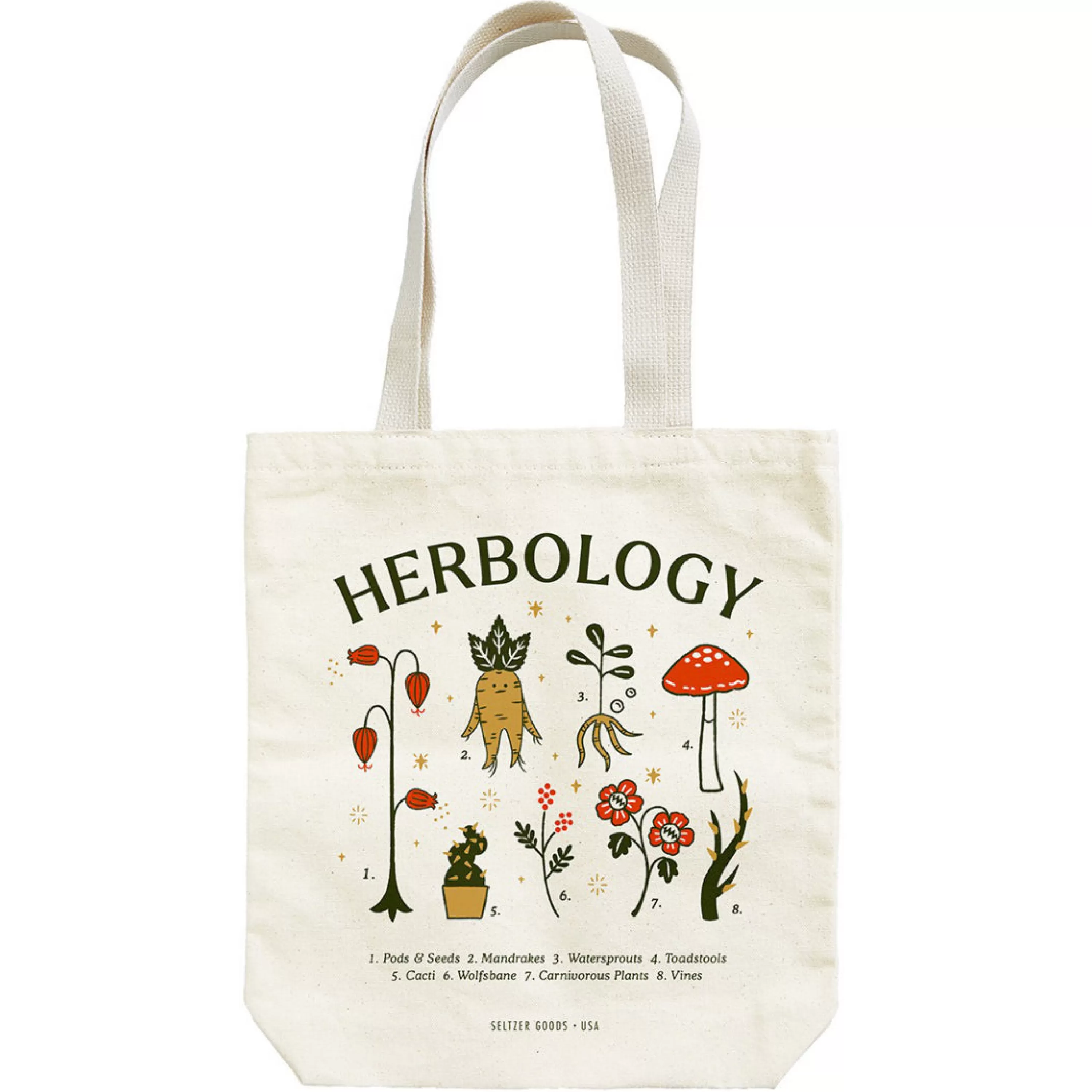 Hot Seltzer Goods Herbology Tote Bag