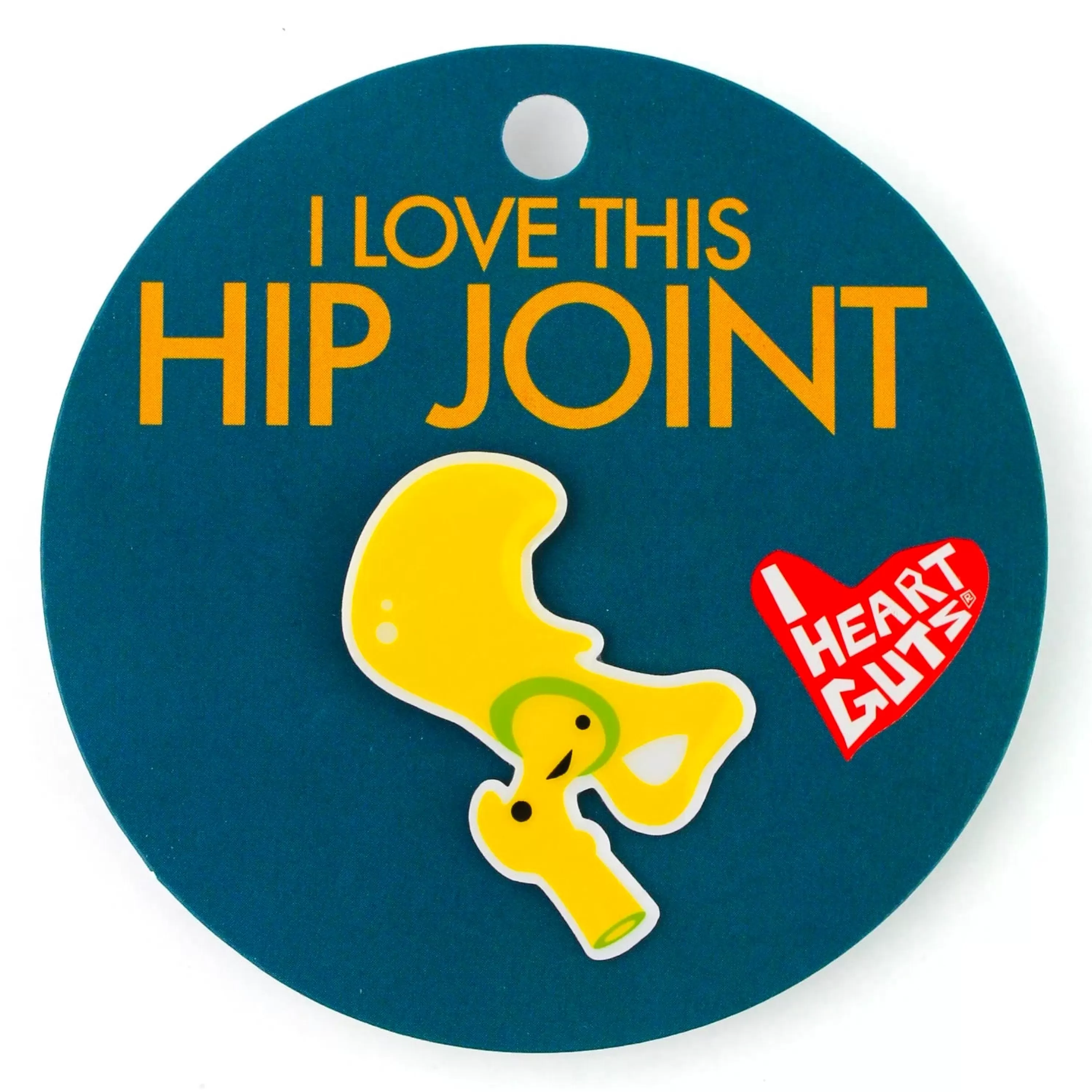 Shop I Heart Guts Hip Joint Lapel Pin