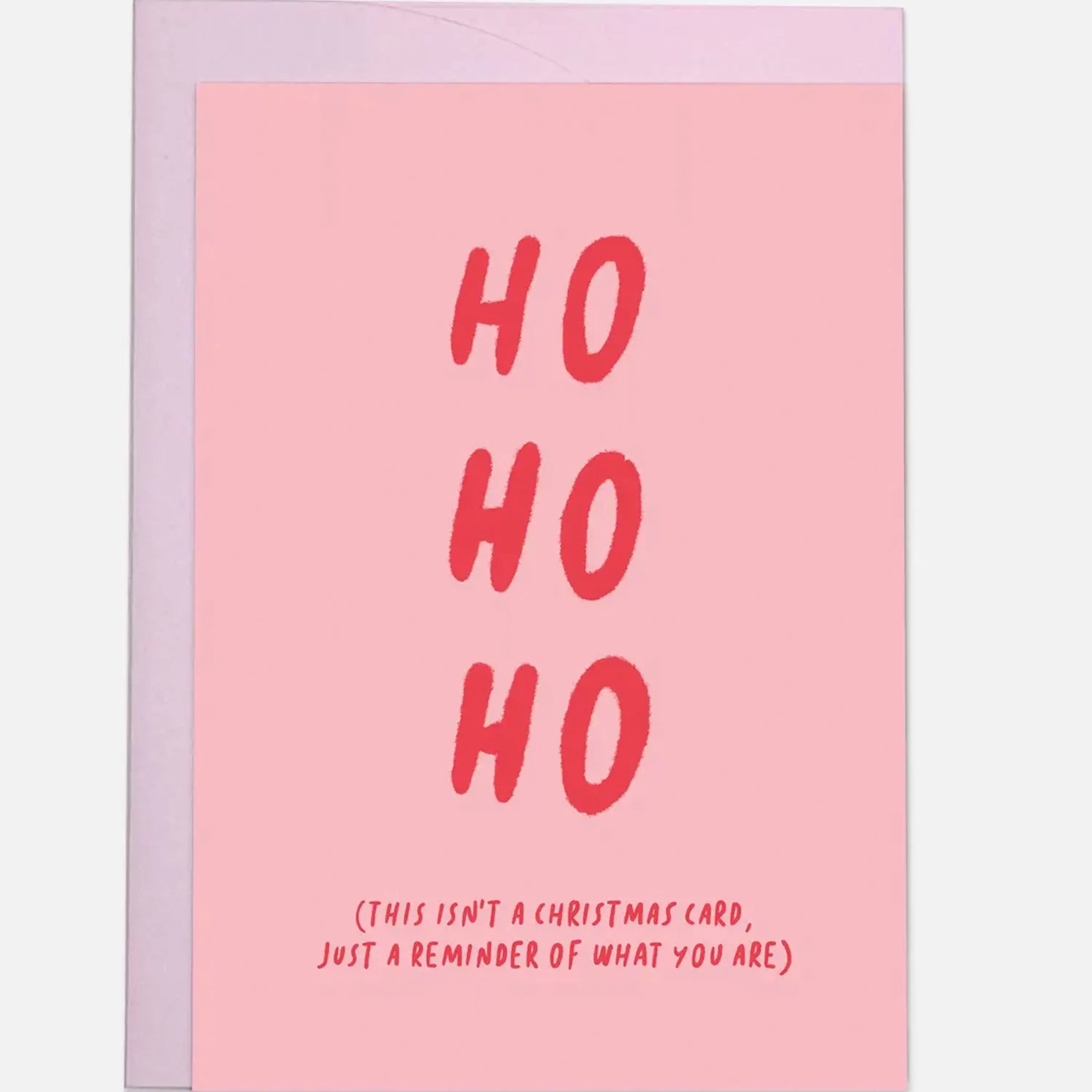 Kaart Blanche Ho Ho Reminder Christmas Card