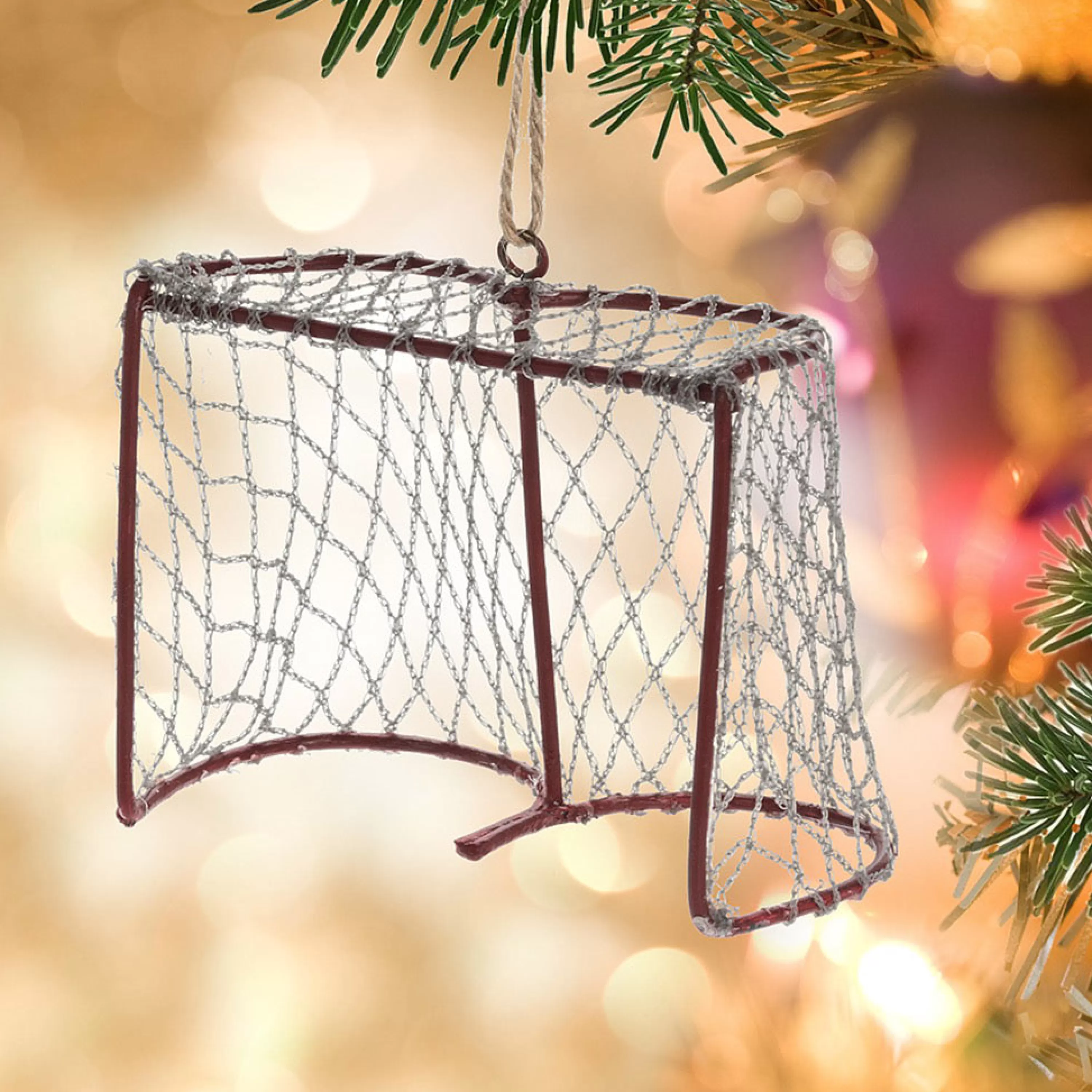 Abbott Collection Hockey Net Ornament