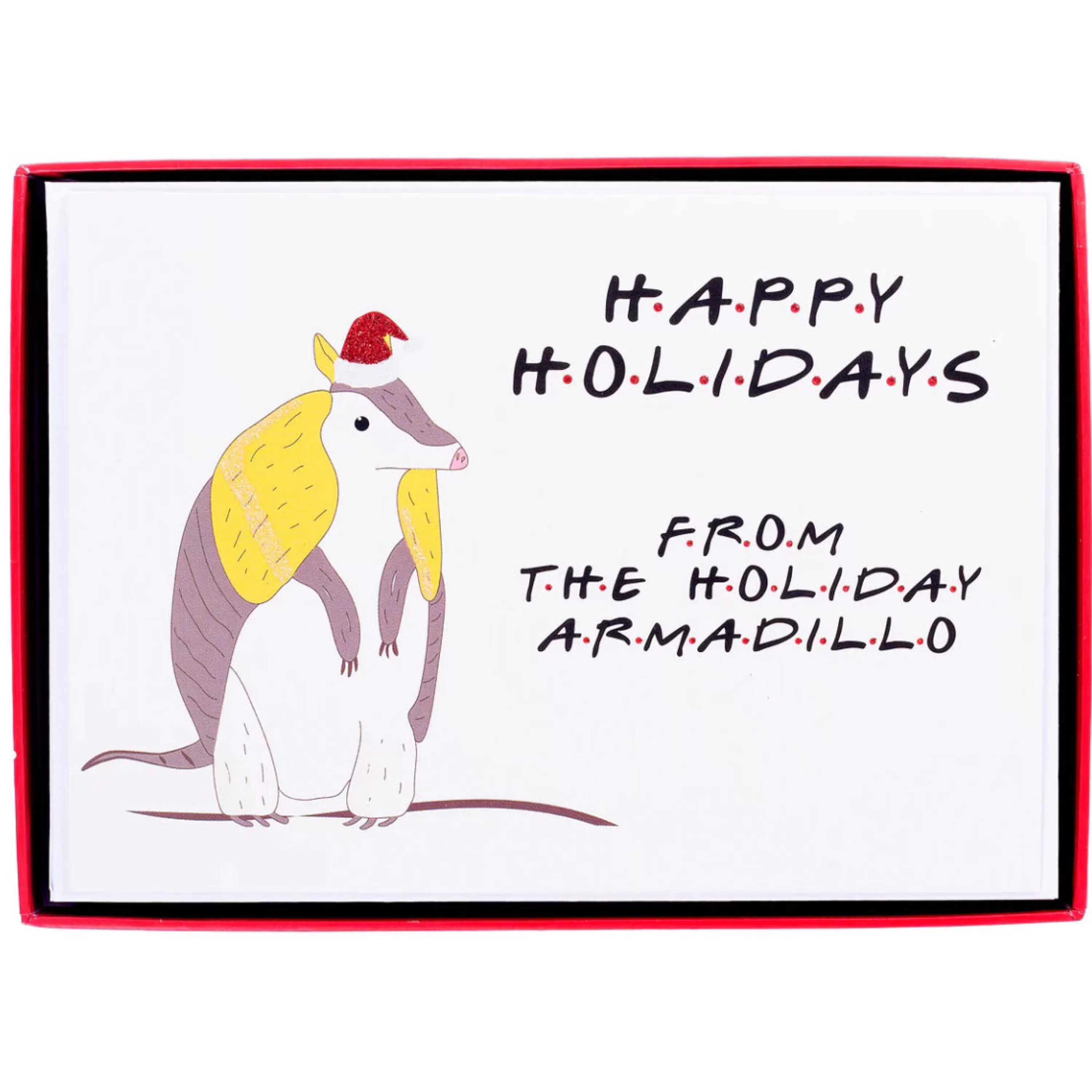 Graphique de France Holiday Armadillo Classic Boxed Cards