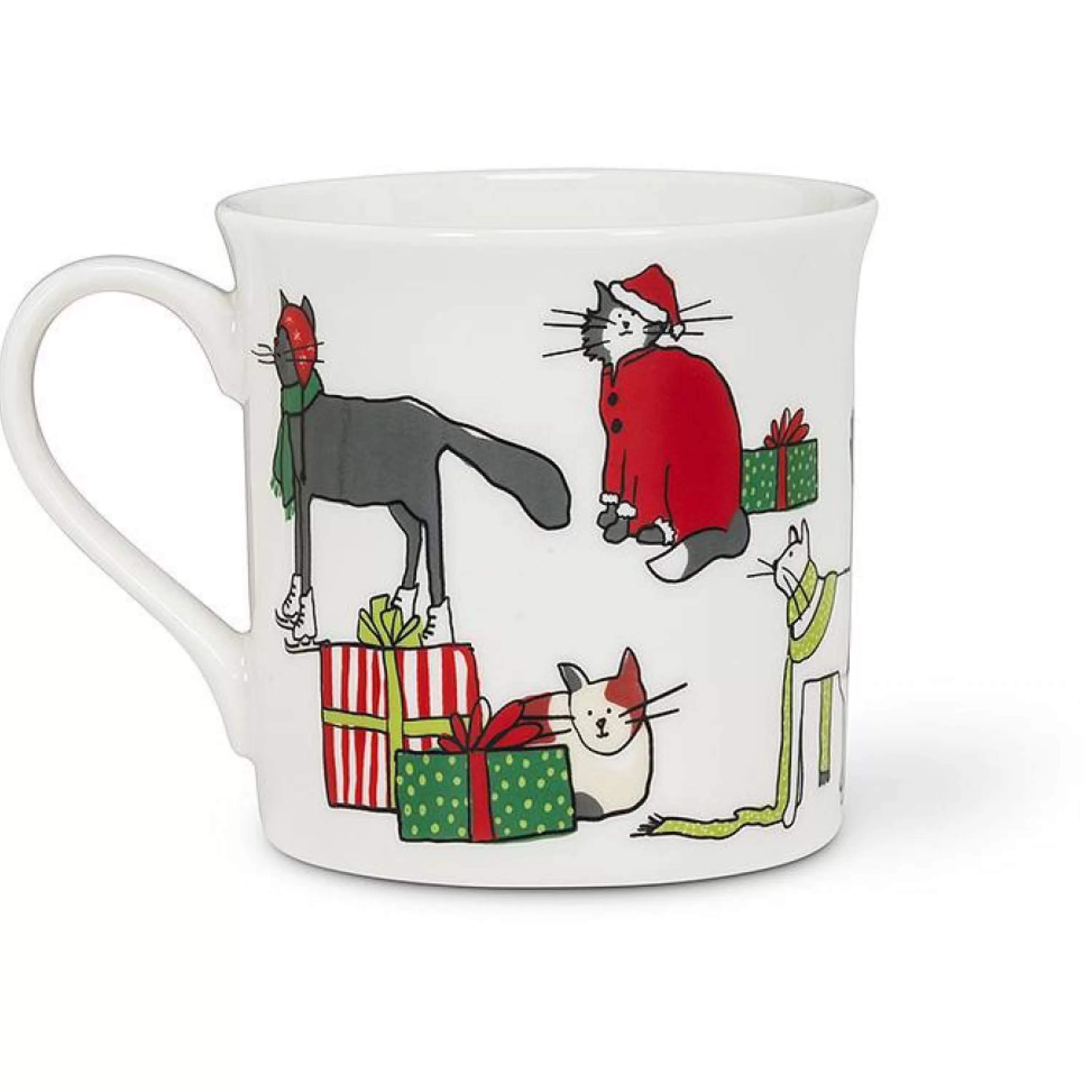 Abbott Collection Holiday Cats Mug