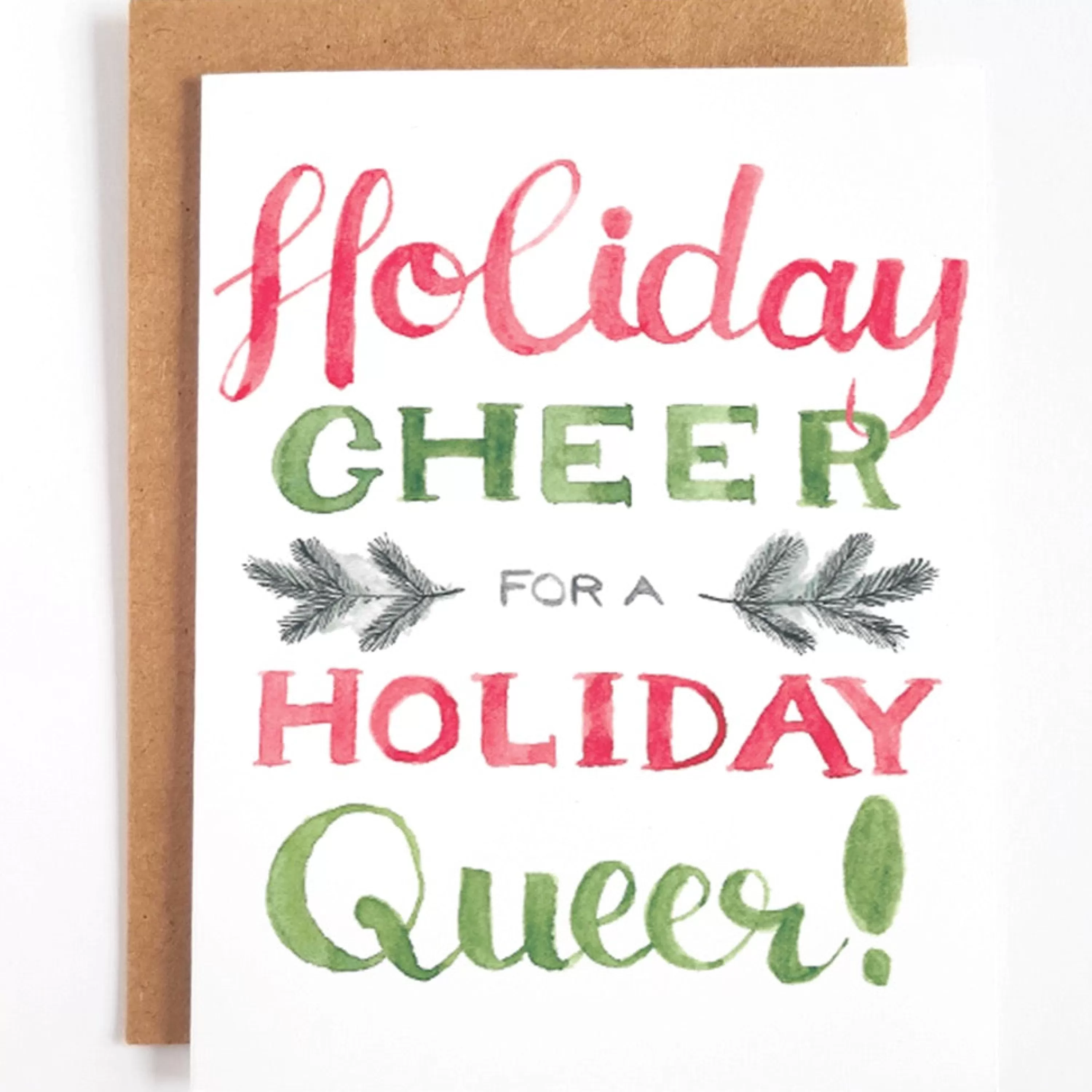 Little Rainbow Paper Co. Holiday Cheer For A Holiday Queer Card