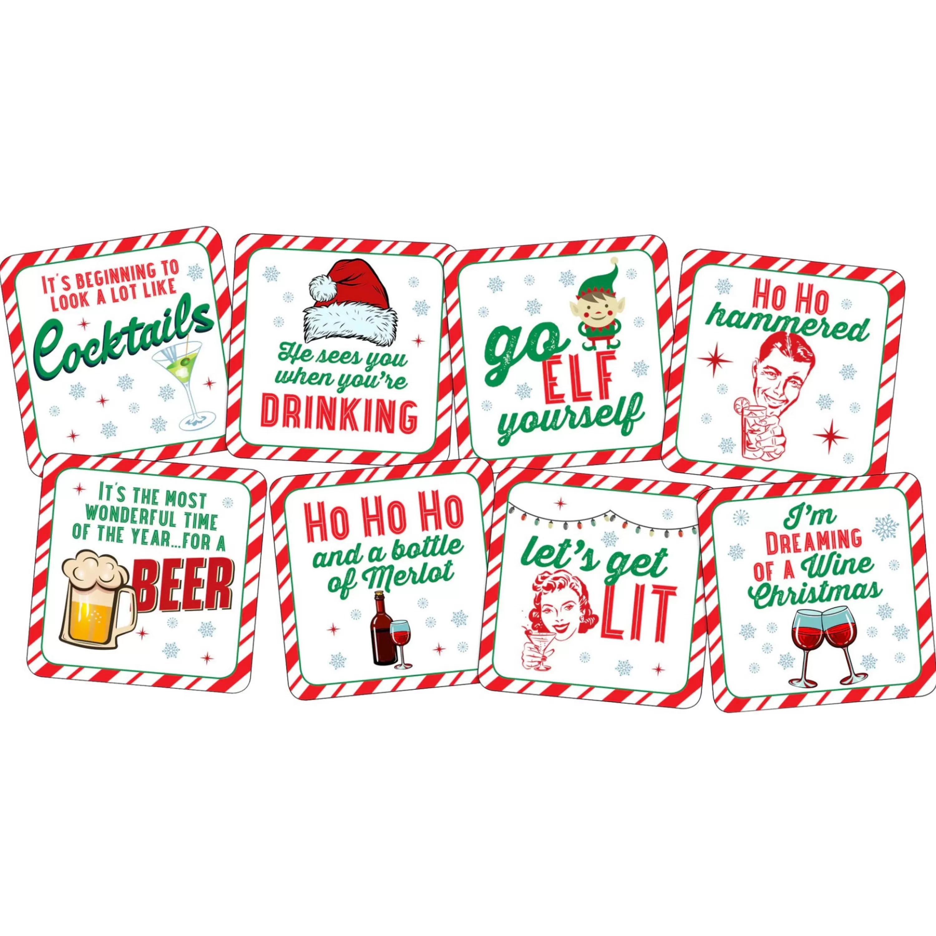 Peter Pauper Press Holiday Coasters