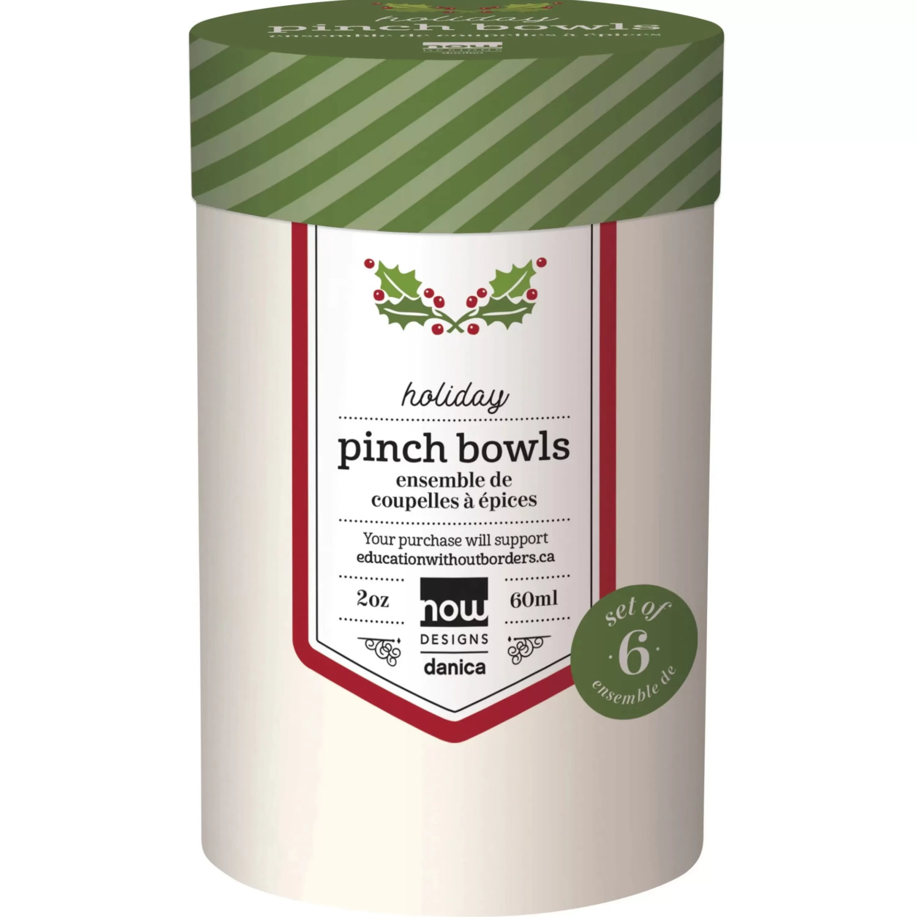 Store Danica Holiday Pinch Bowls Set Of 6