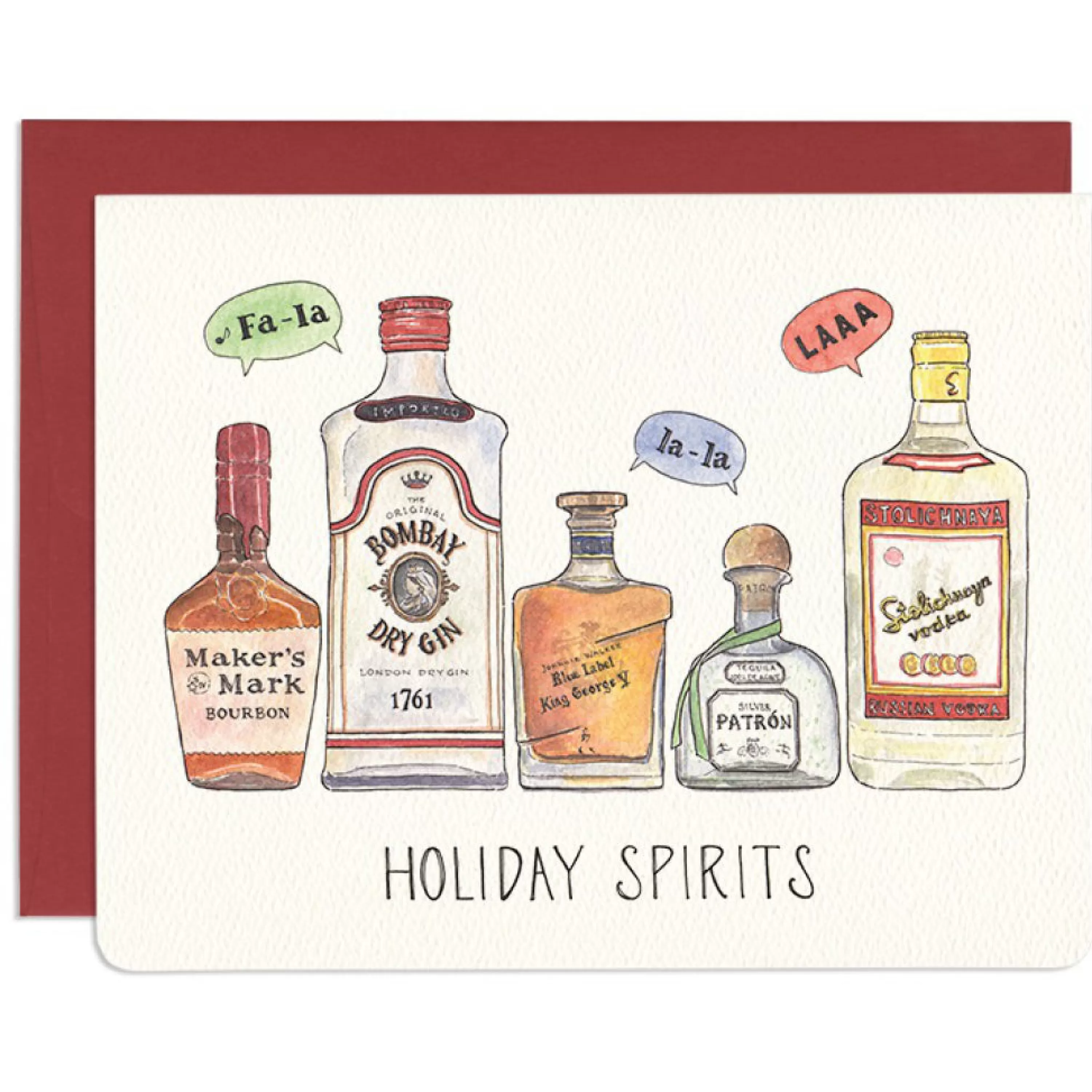 Gotamago Holiday Spirits Boxed Cards Set Of 8