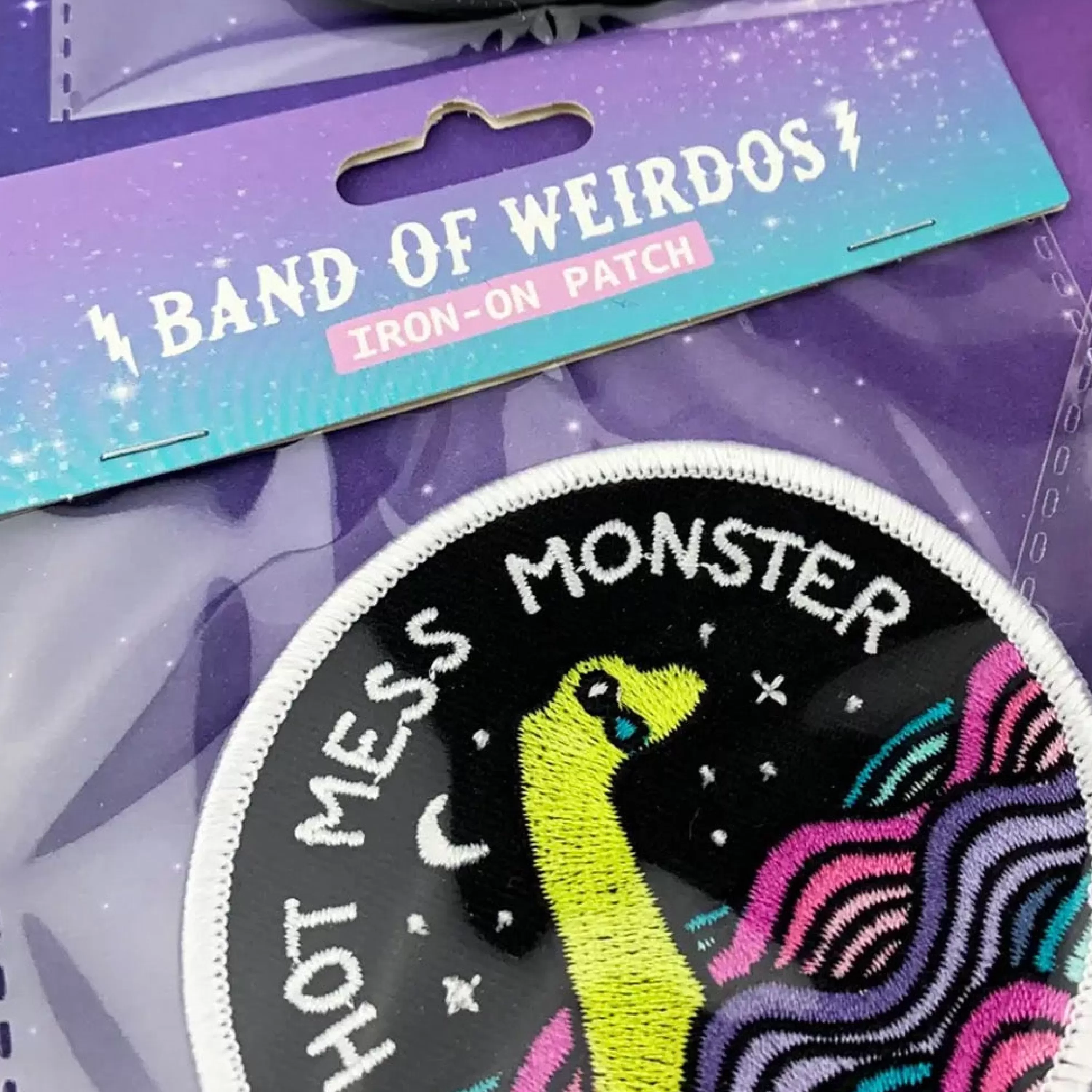 Sale Band of Weirdos Hot Mess Monster Patch