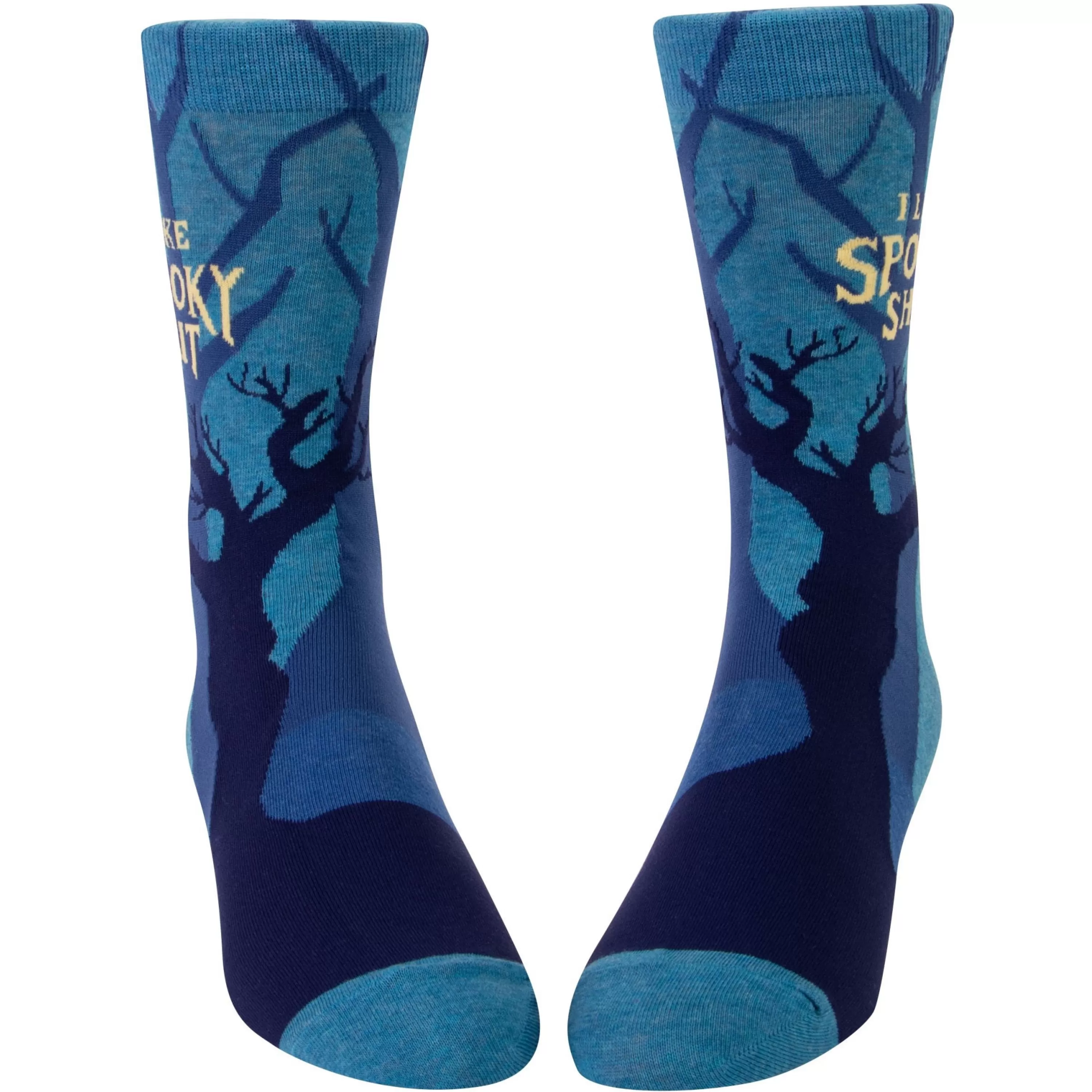 Cheap Blue Q I Like Spooky Shit Men's Crew Socks