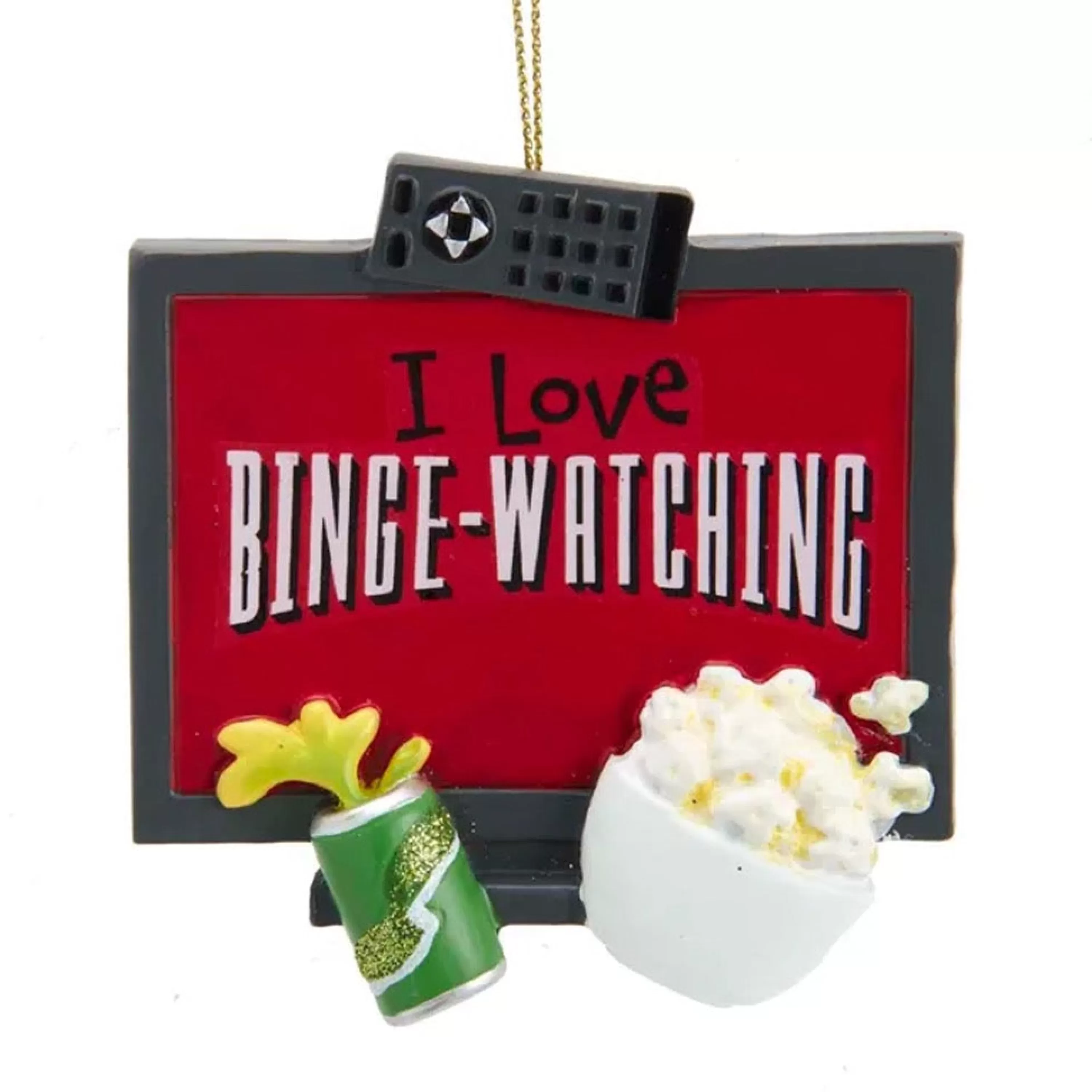 Kurt Adler I Love Binge Watching Ornament