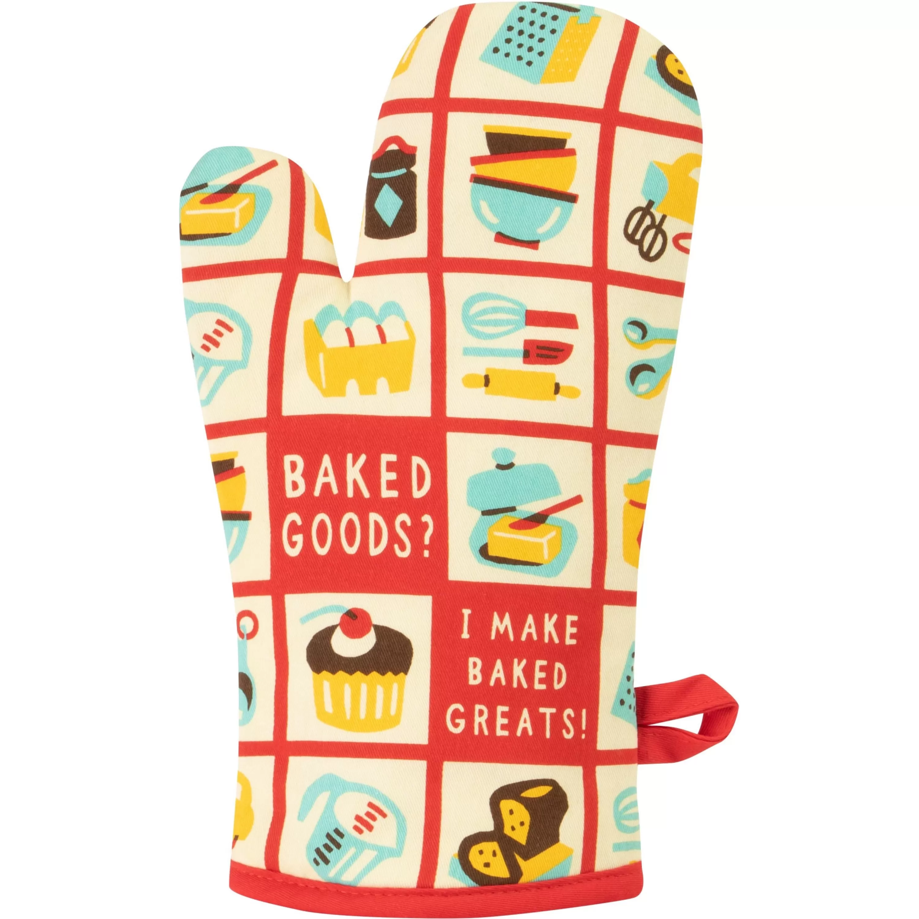 Shop Blue Q I Make Baked Greats! Oven Mitt