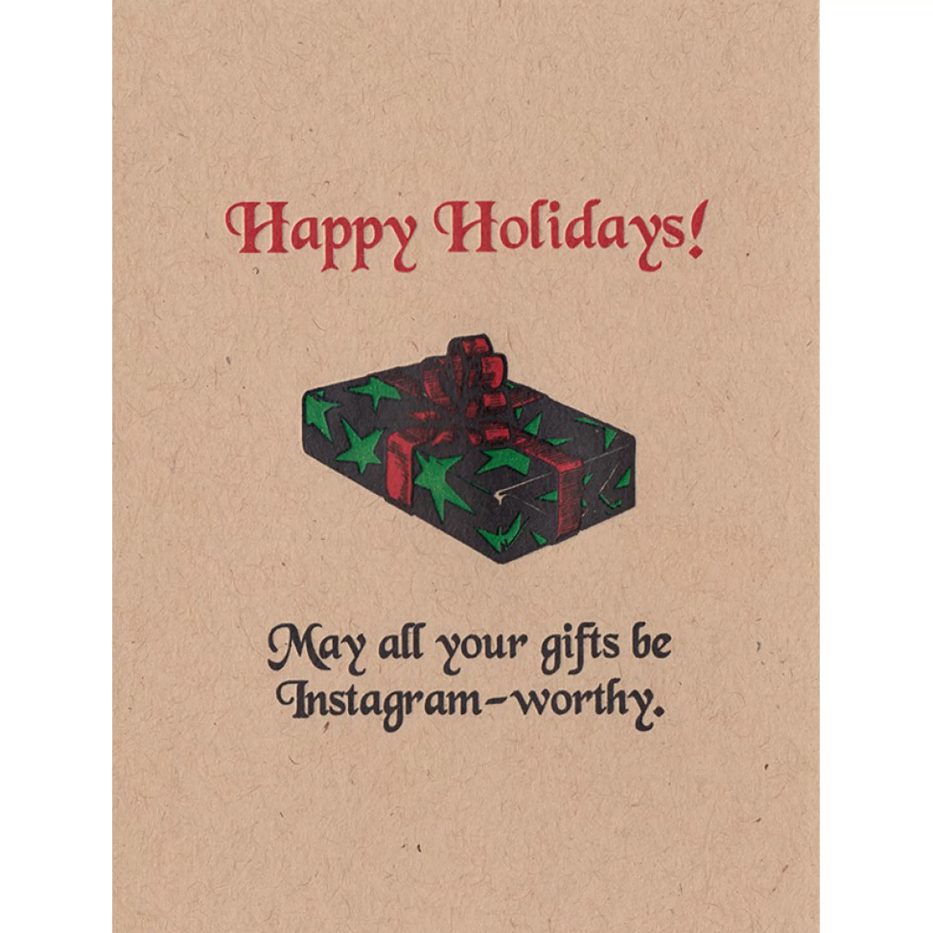 Lady Pilot Letterpress Instagram Worthy Gift Card