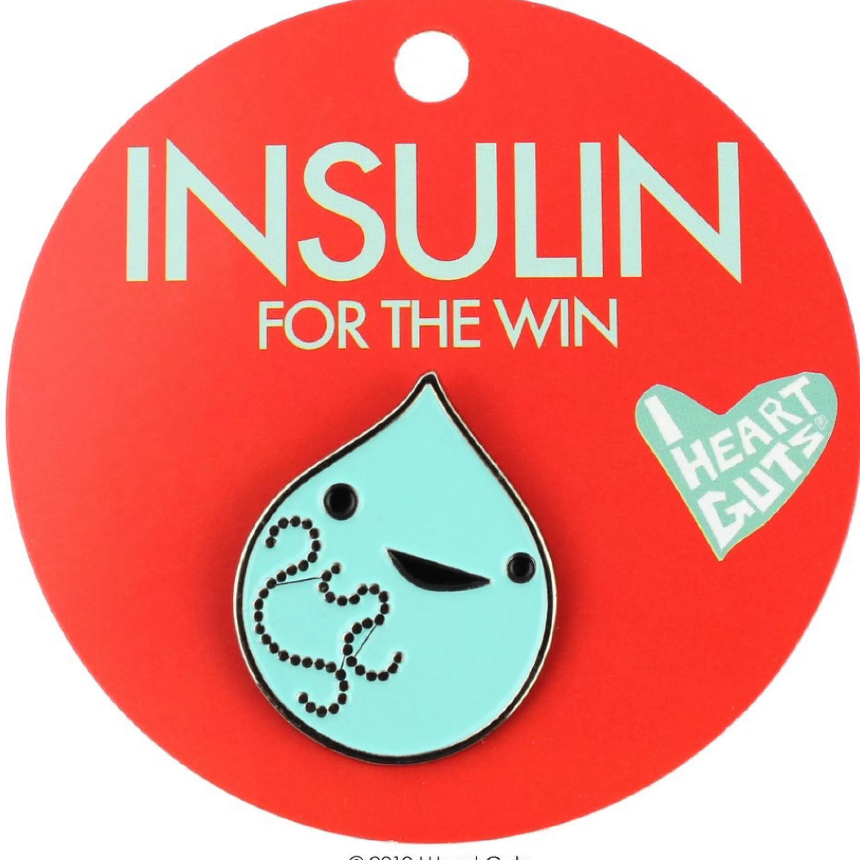 Clearance I Heart Guts Insulin For The Win Lapel Pin