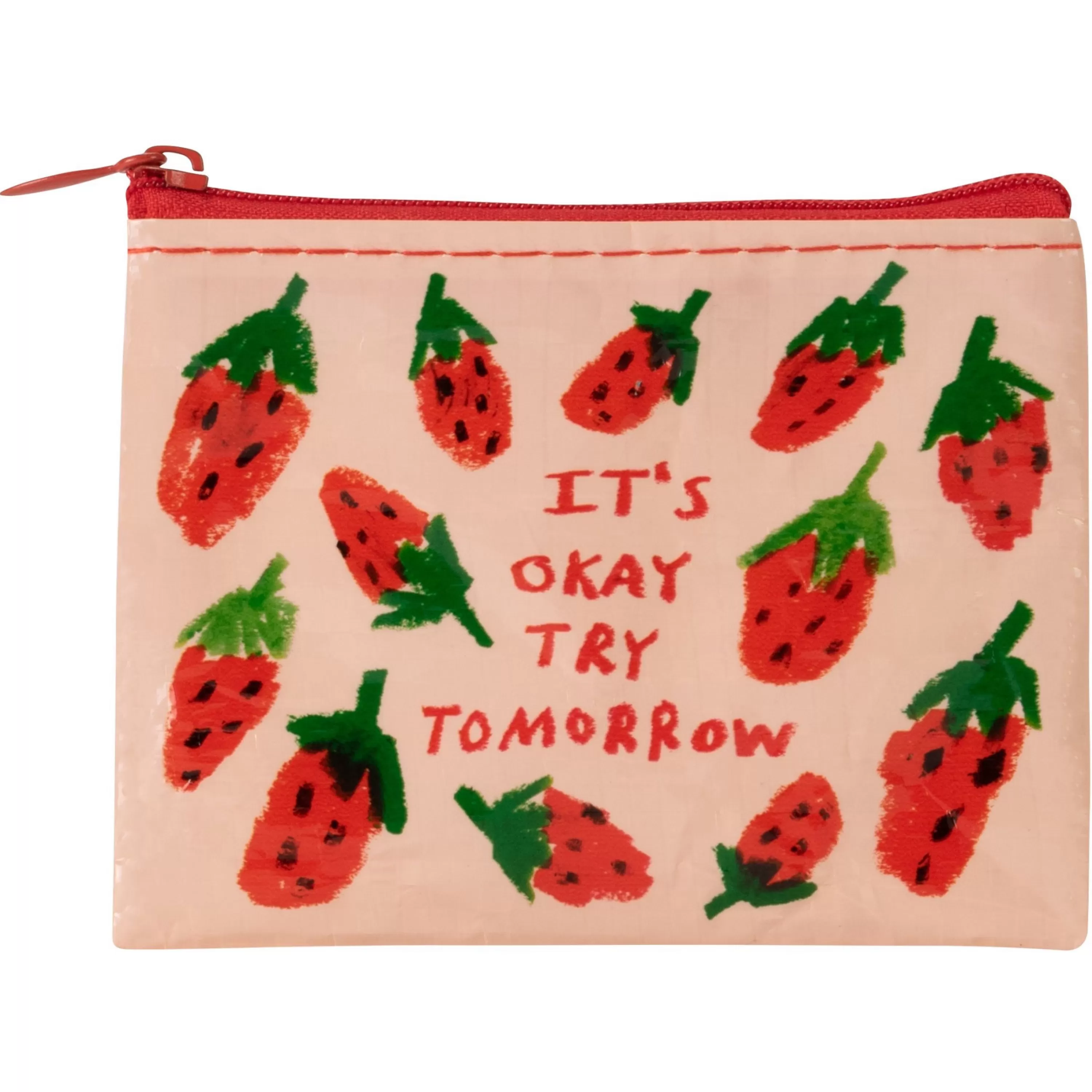 Store Blue Q It's Ok Try Tomorrow Coin Purse