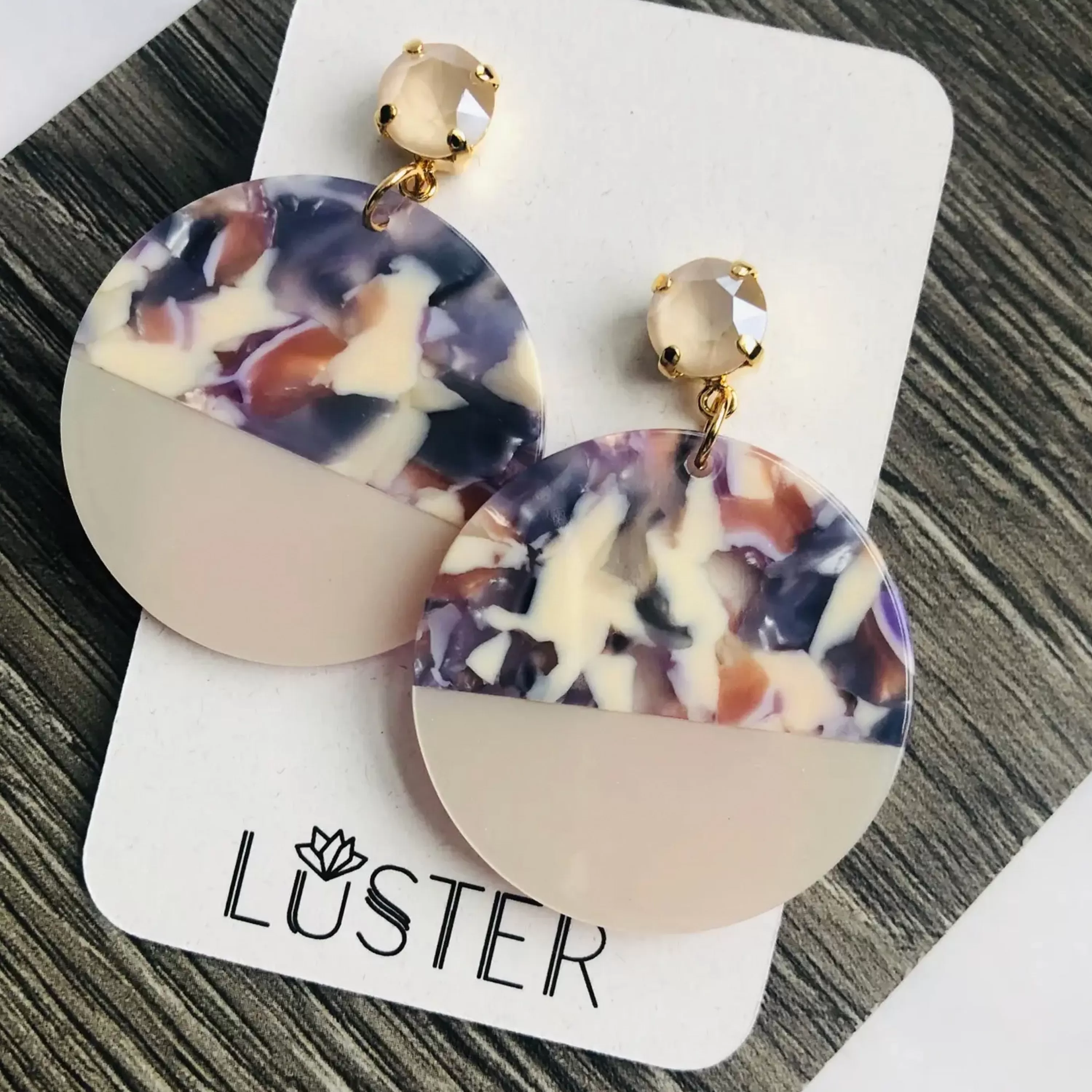 Outlet Luster Ivory Cream Earrings