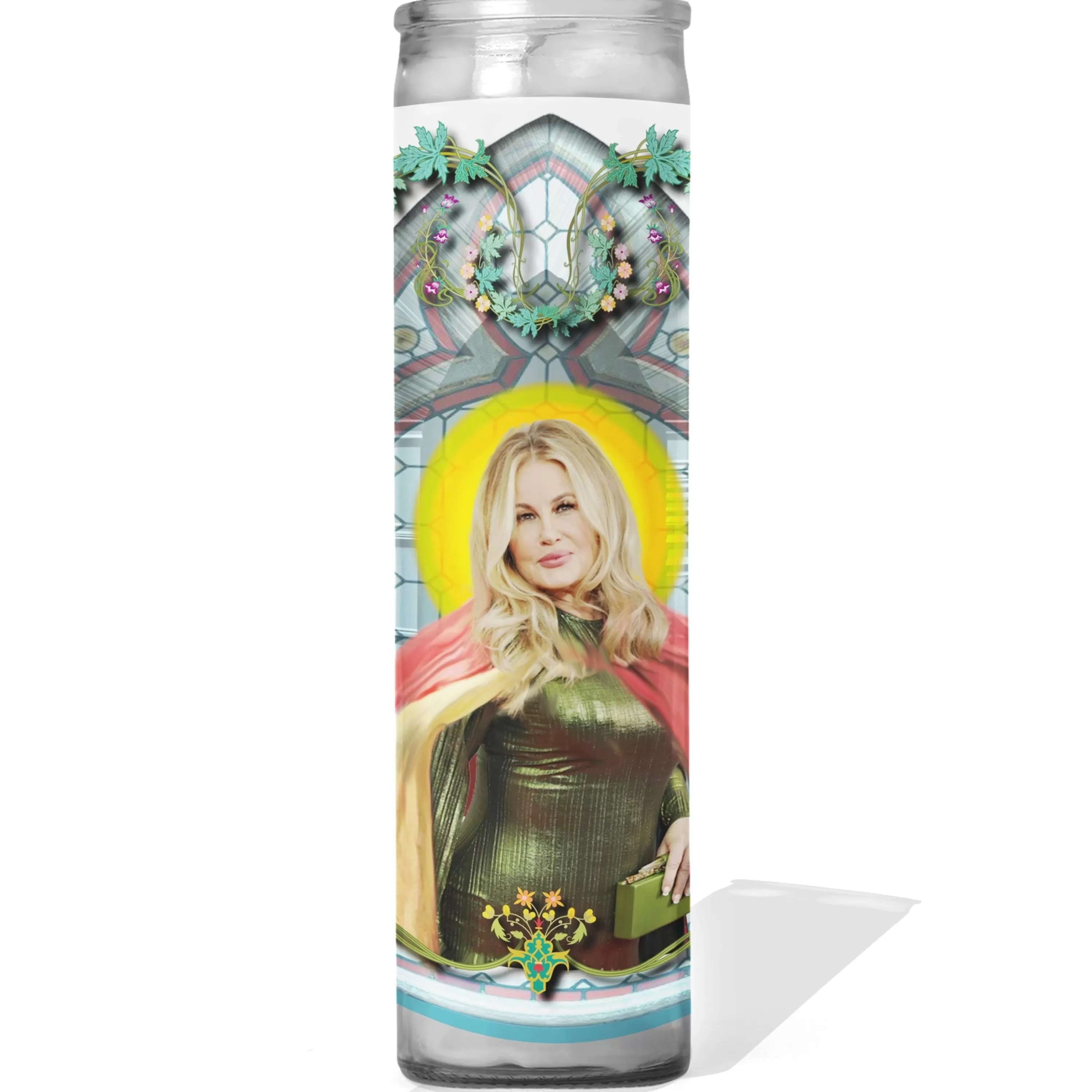 Cheap Calm Down Caren Jennifer Coolidge Prayer Candle - The White Lotus