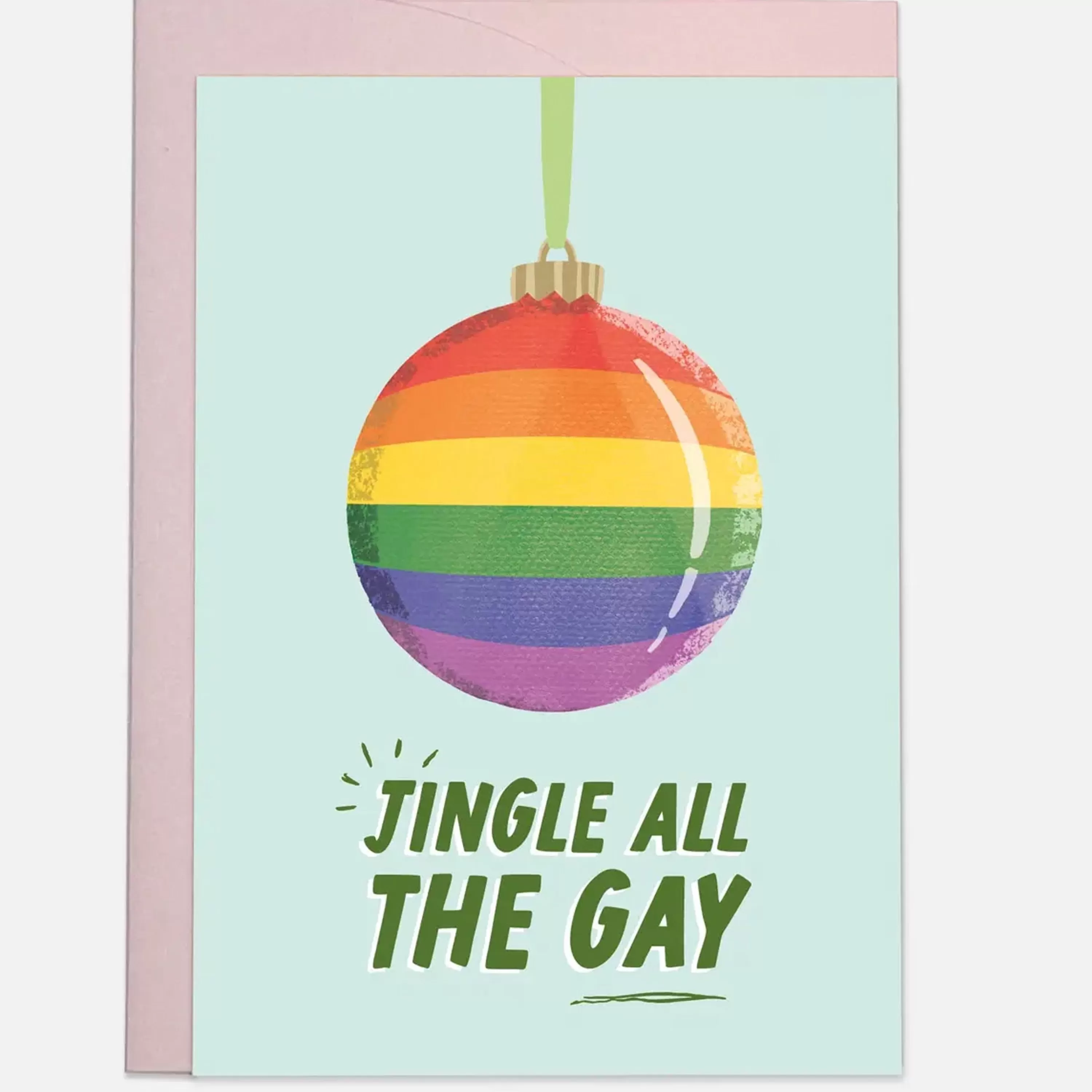 Kaart Blanche Jingle All The Gay Card