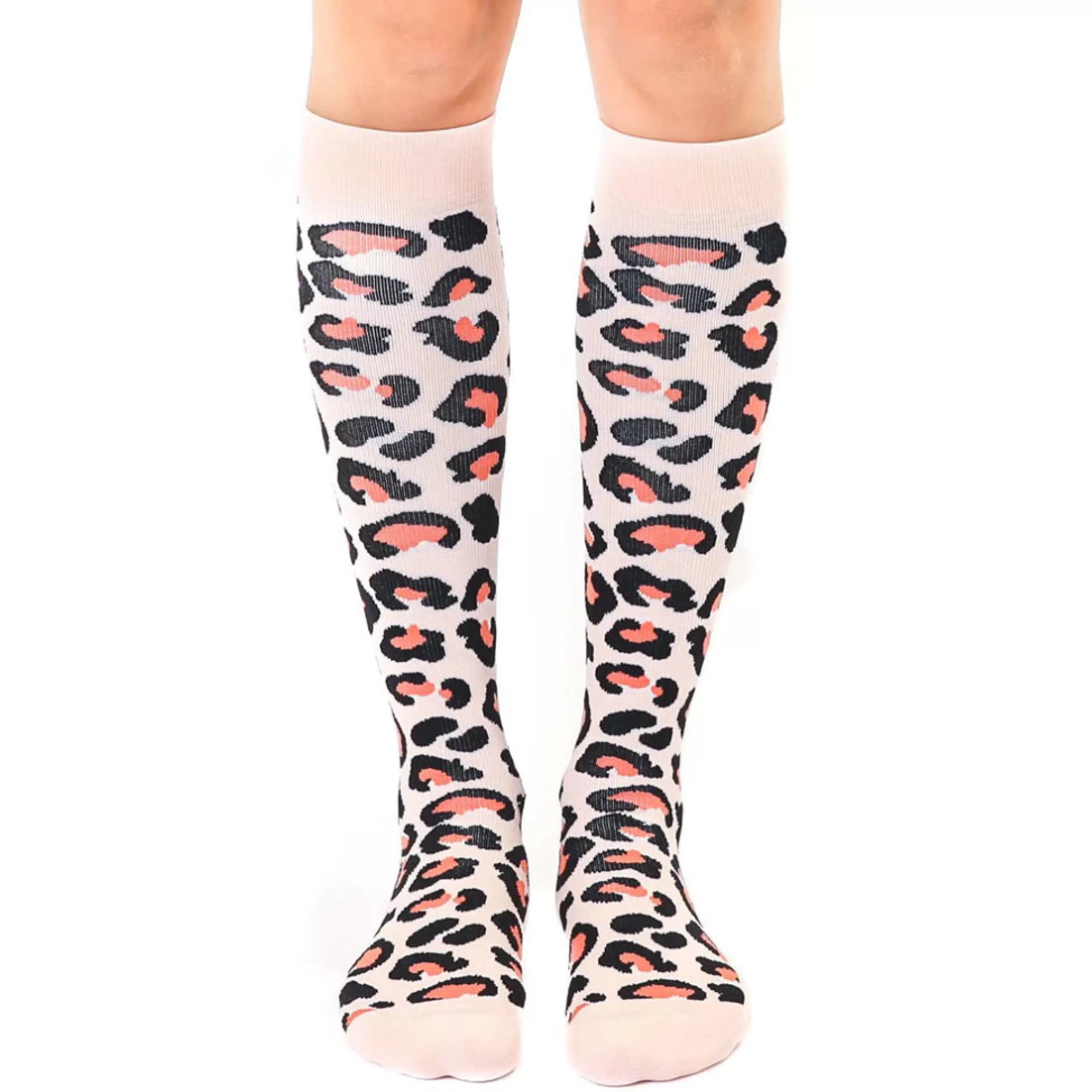 Cheap Living Royal Leopard Compression Socks