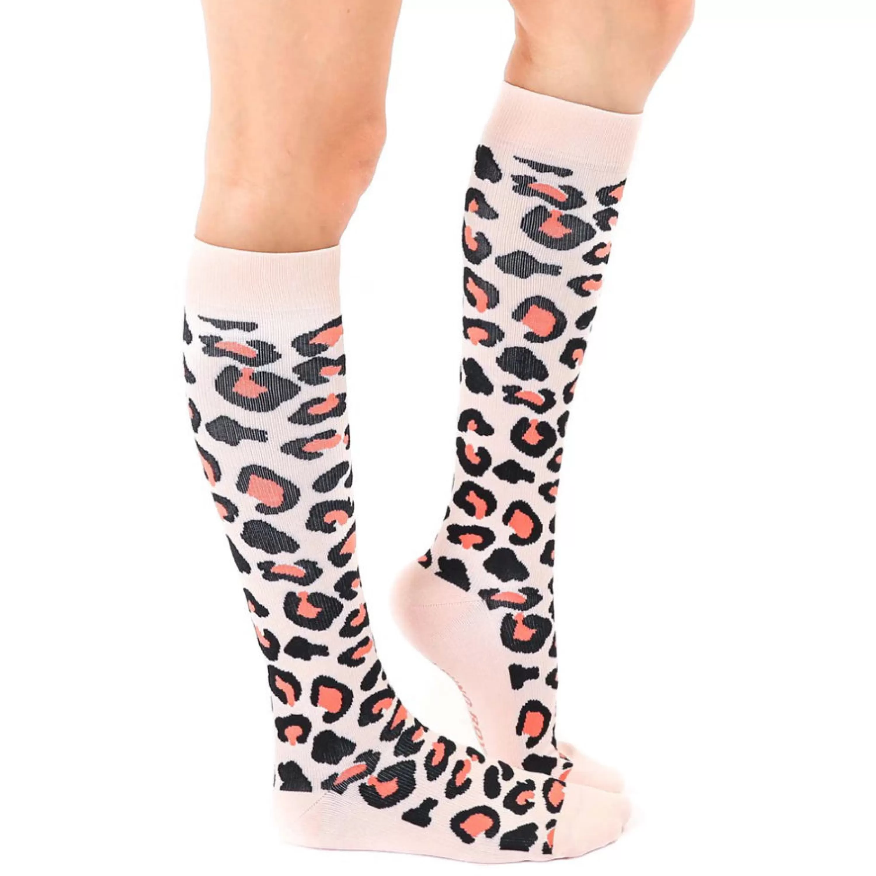 Cheap Living Royal Leopard Compression Socks