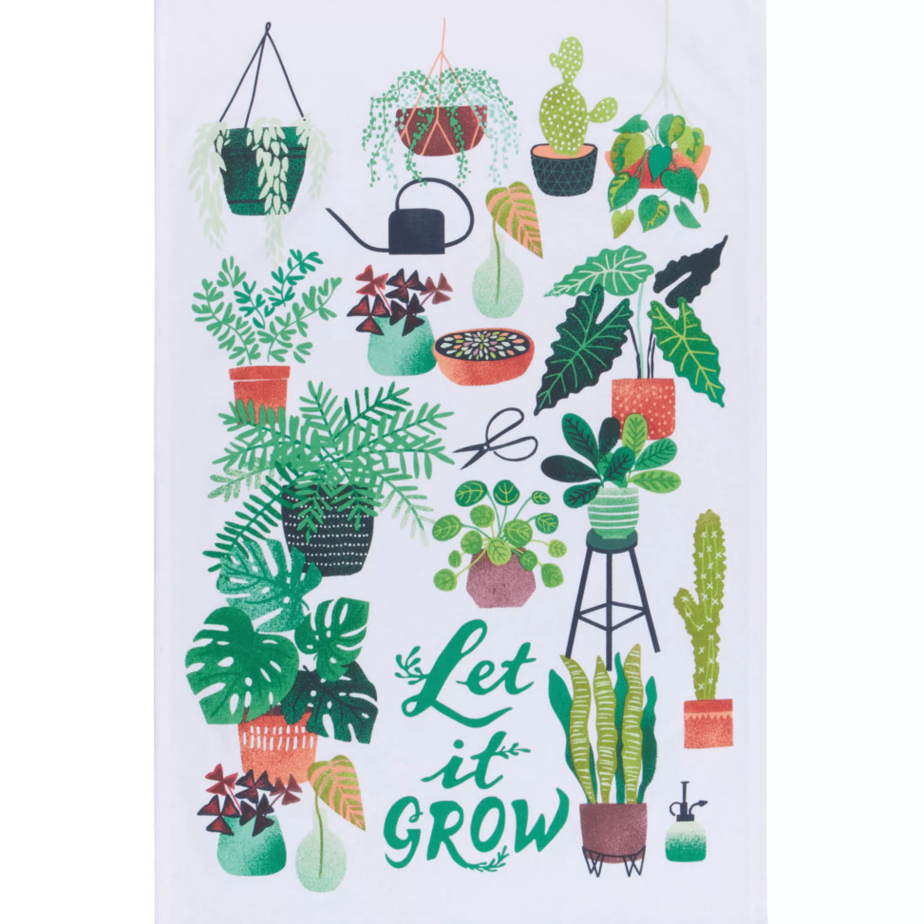 Outlet Danica Let It Grow Tea Towel