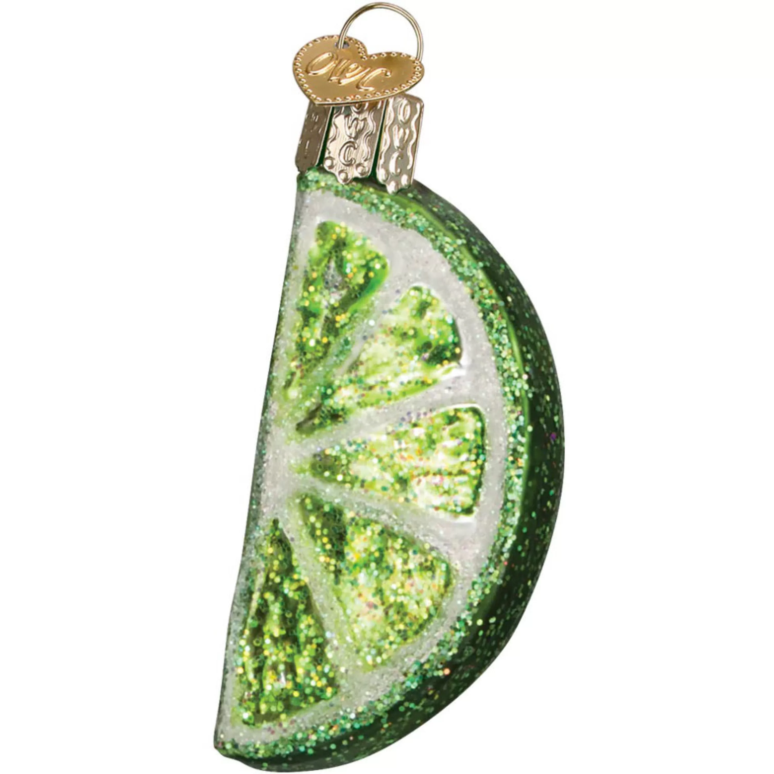 Old World Christmas Lime Slice Ornament