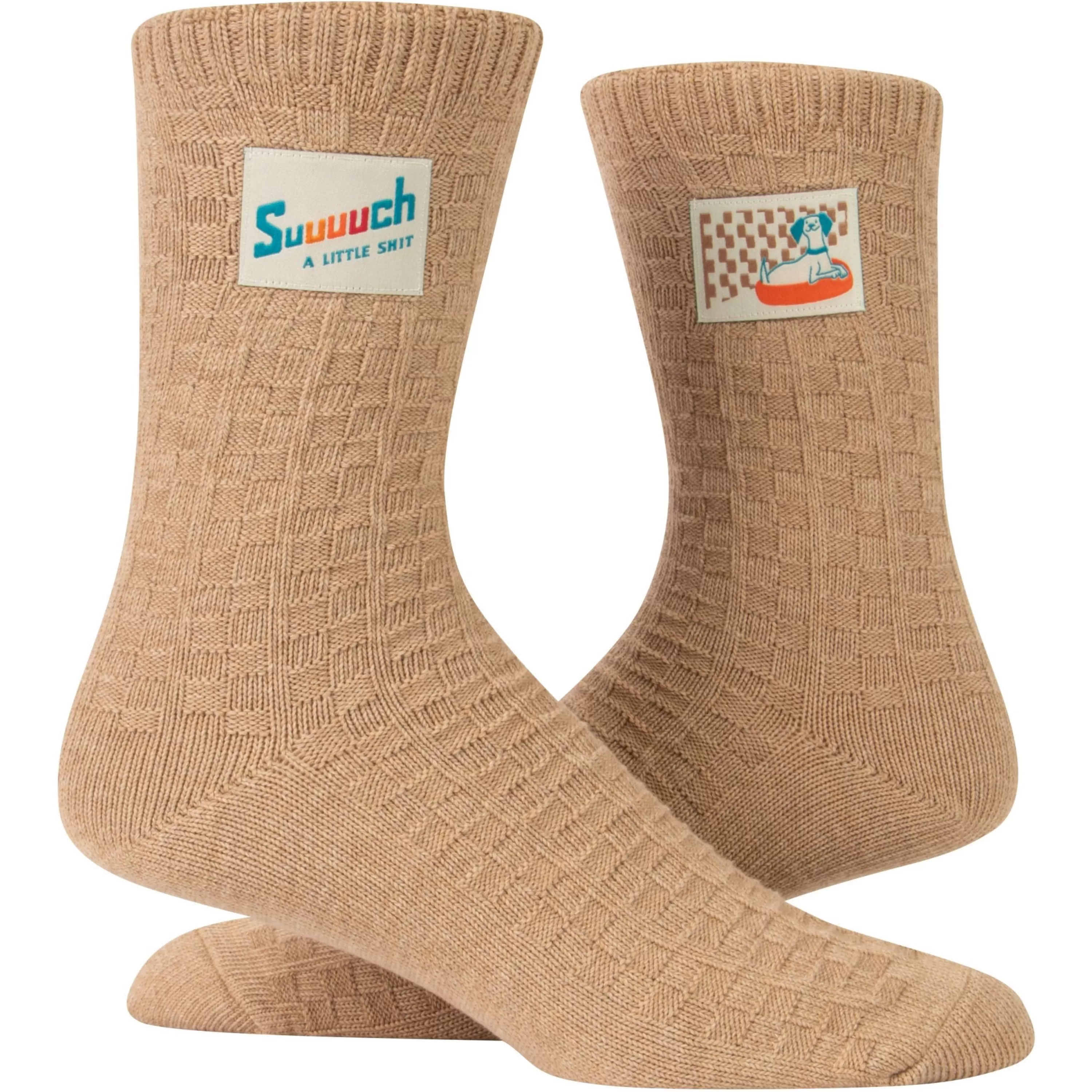 Shop Blue Q Little Shit Tag Socks