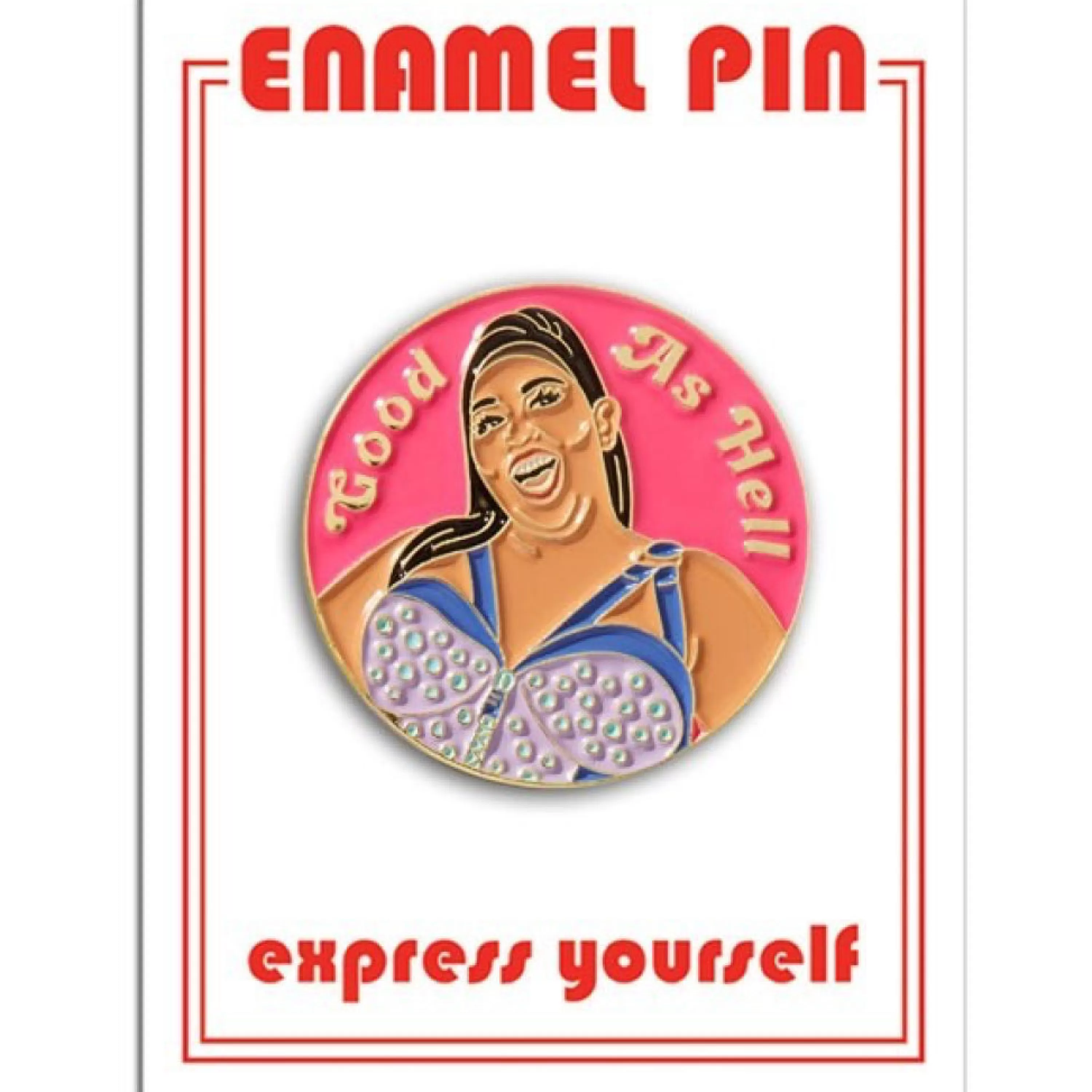 Cheap The Found Lizzo Good As Hell Enamel Pin