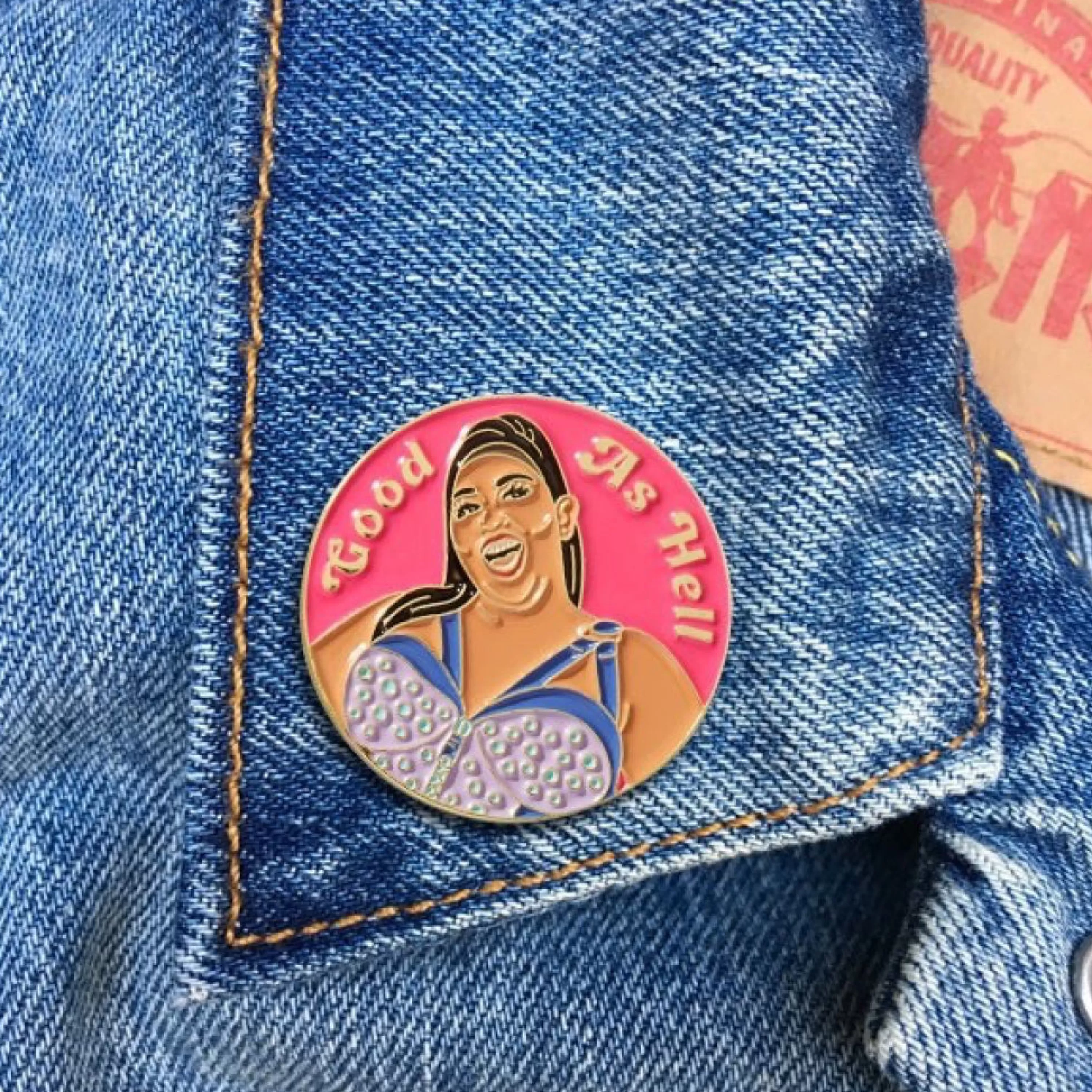 Cheap The Found Lizzo Good As Hell Enamel Pin