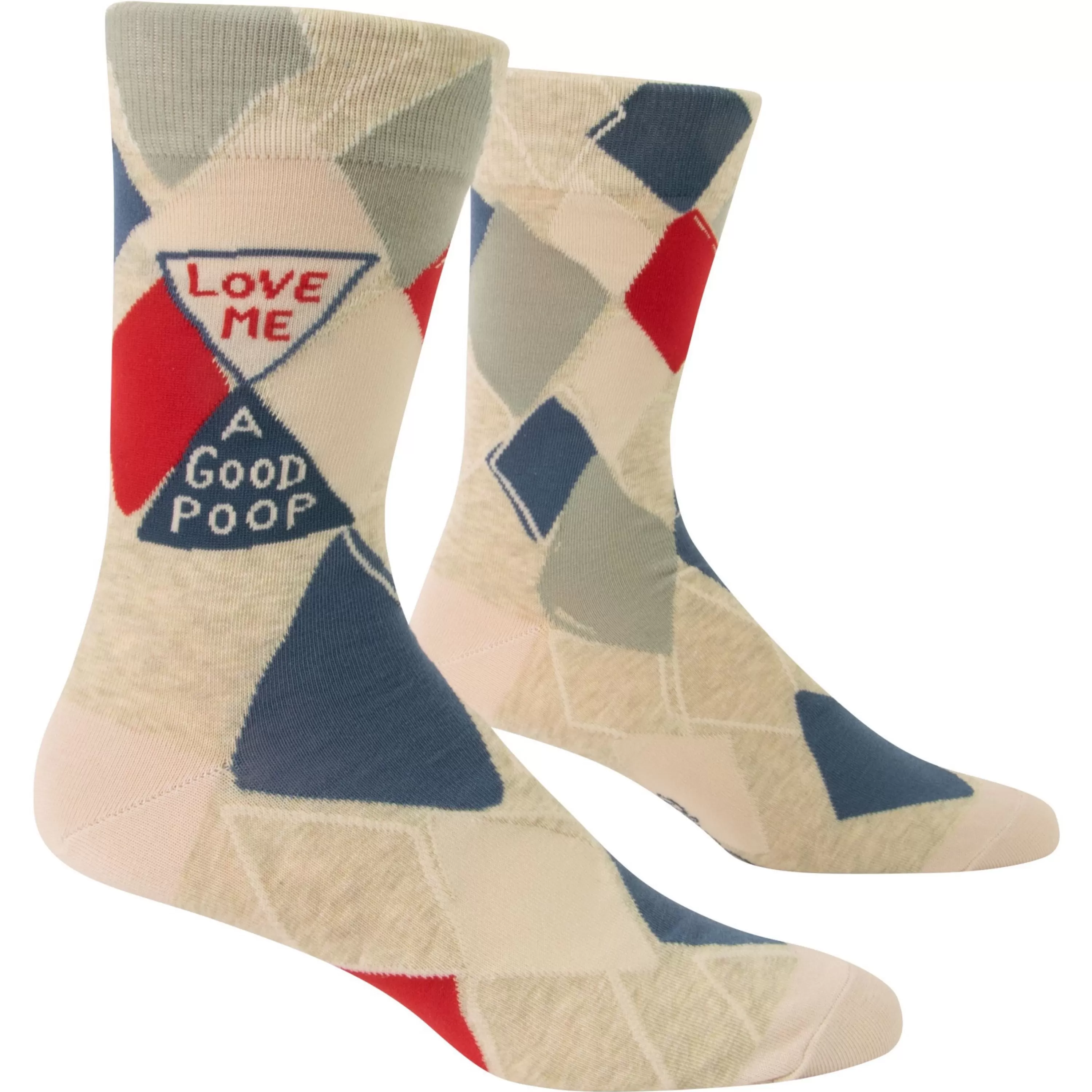 Best Sale Blue Q Love Me A Good Poop Men's Socks