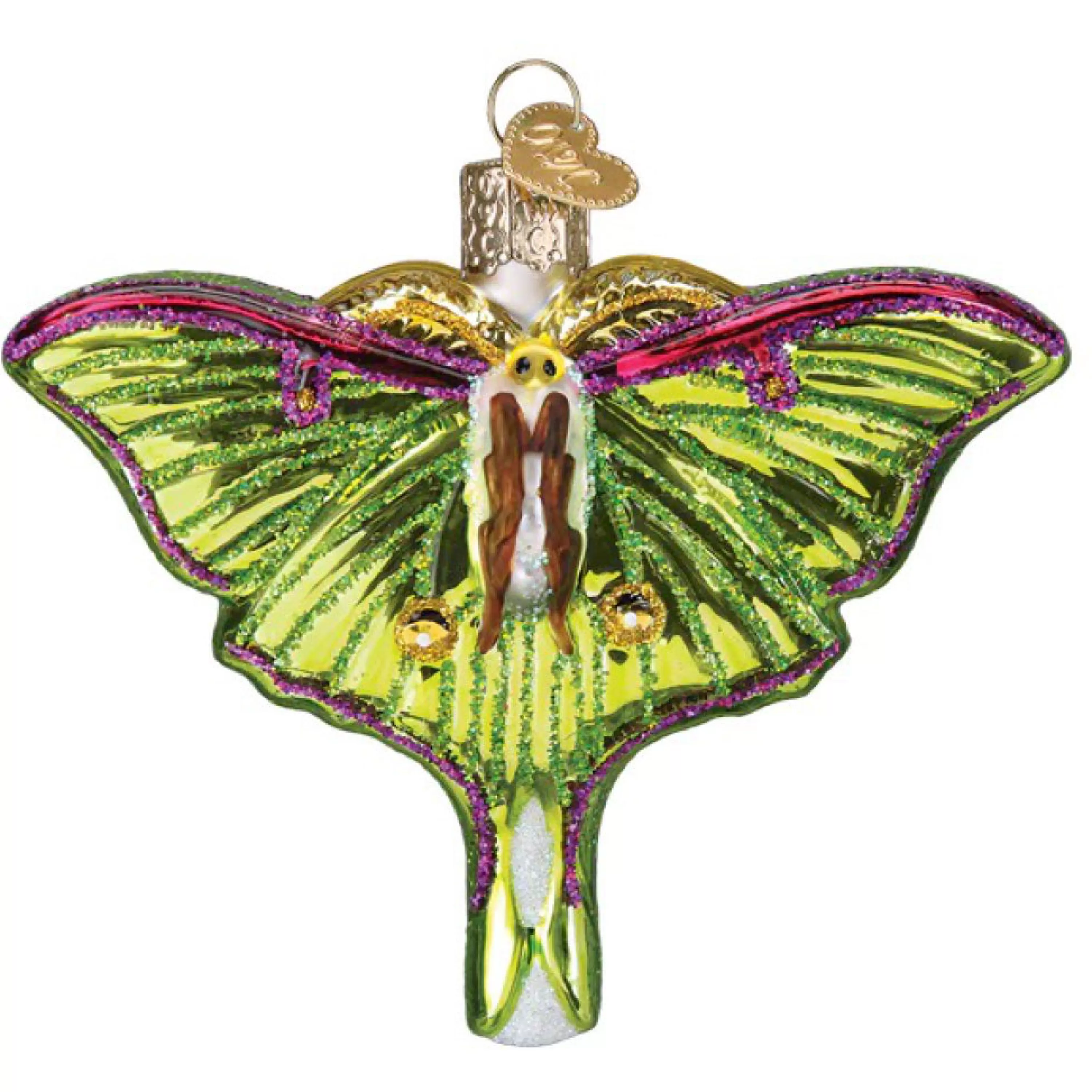 Old World Christmas Luna Moth Ornament