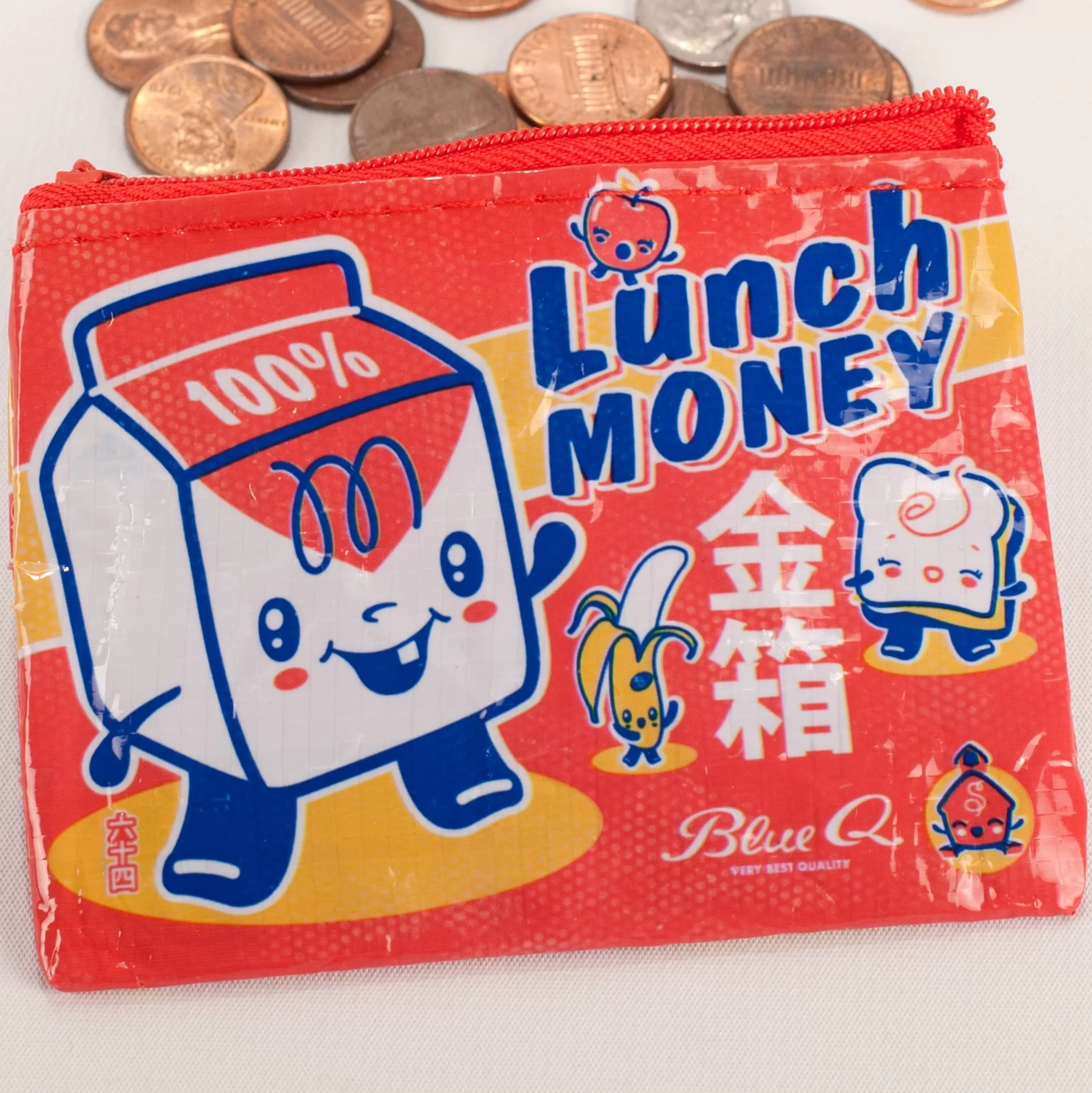 Clearance Blue Q Lunch Money Coin Purse