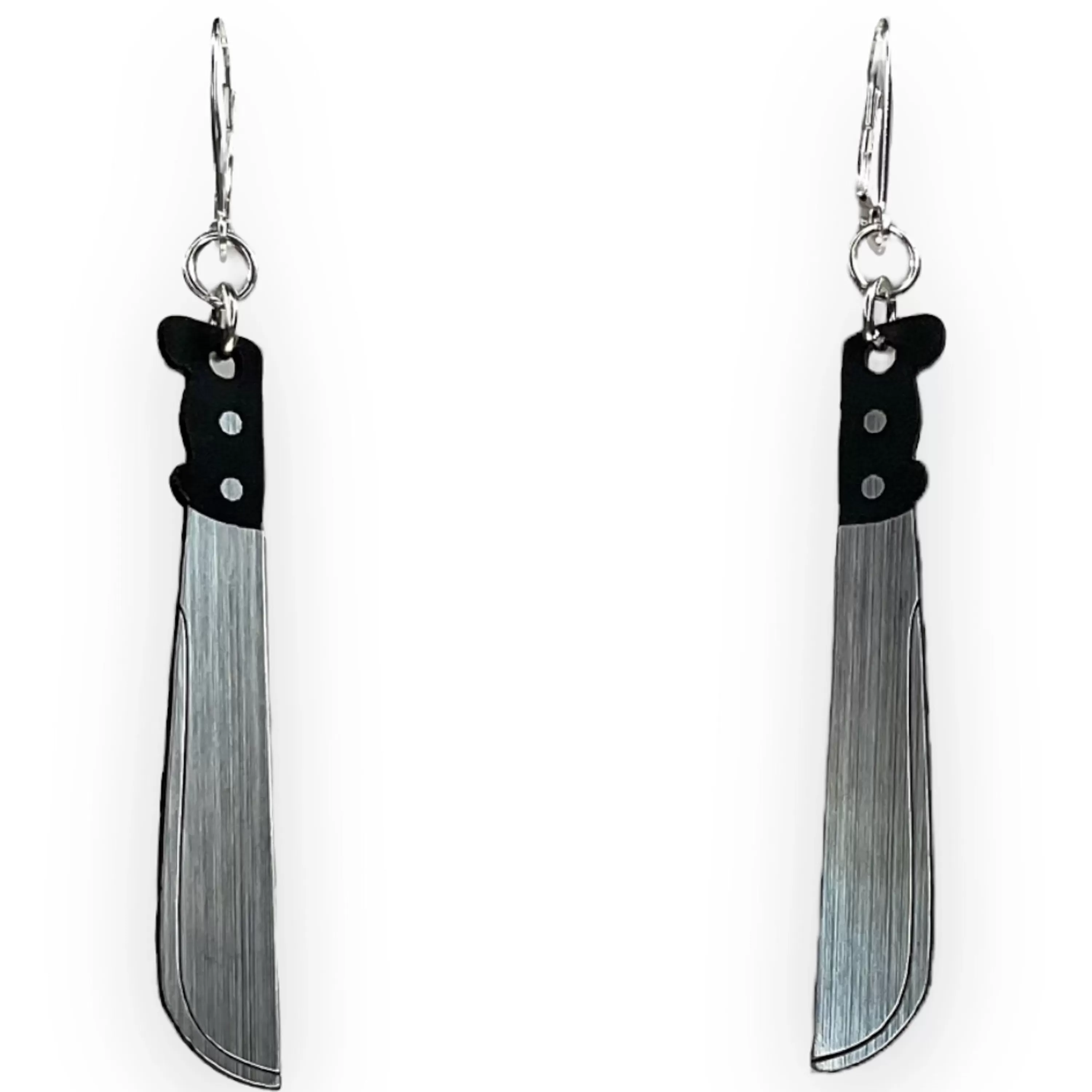 Hot Vinca Machete Dangle Earrings