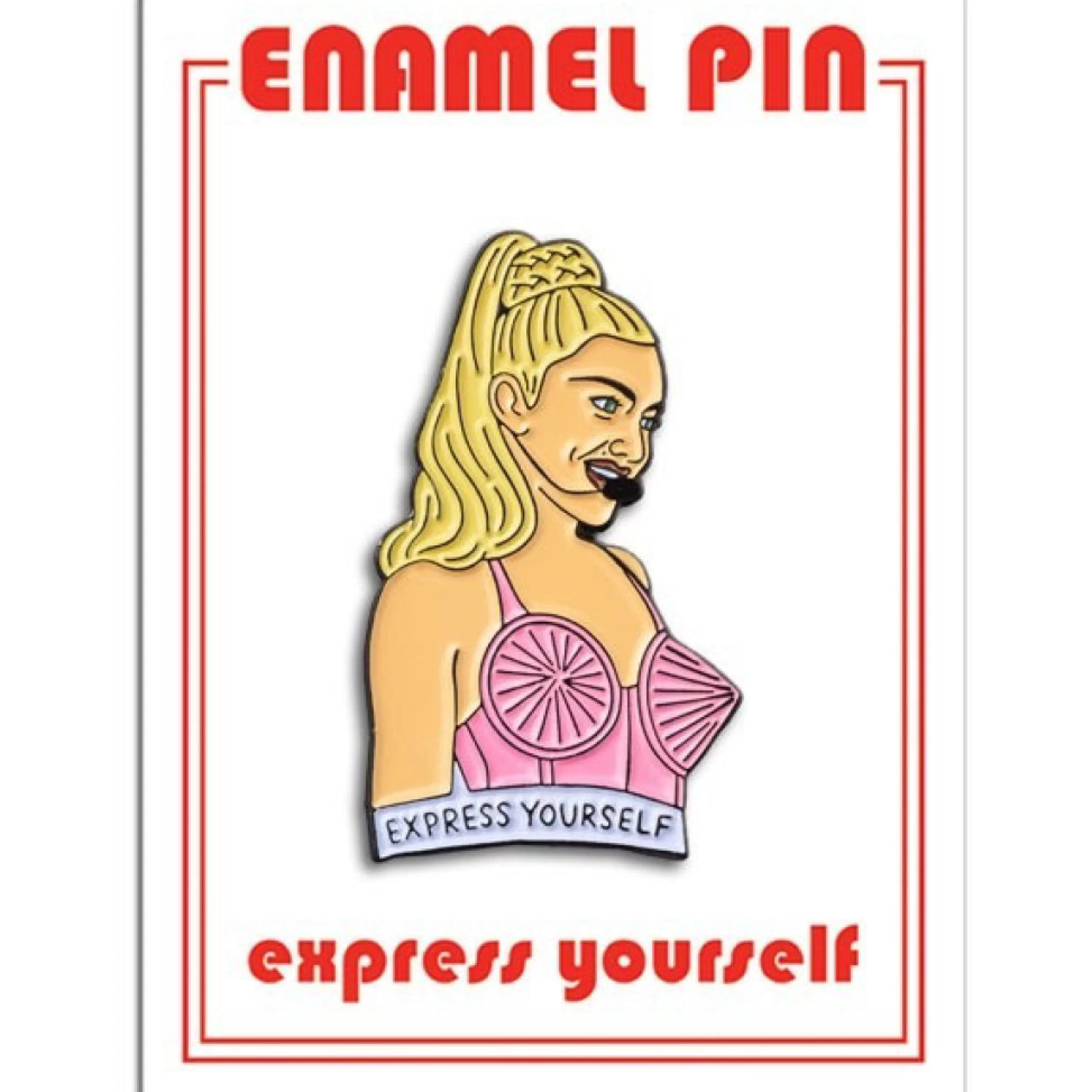 Outlet The Found Madonna Express Yourself Enamel Pin