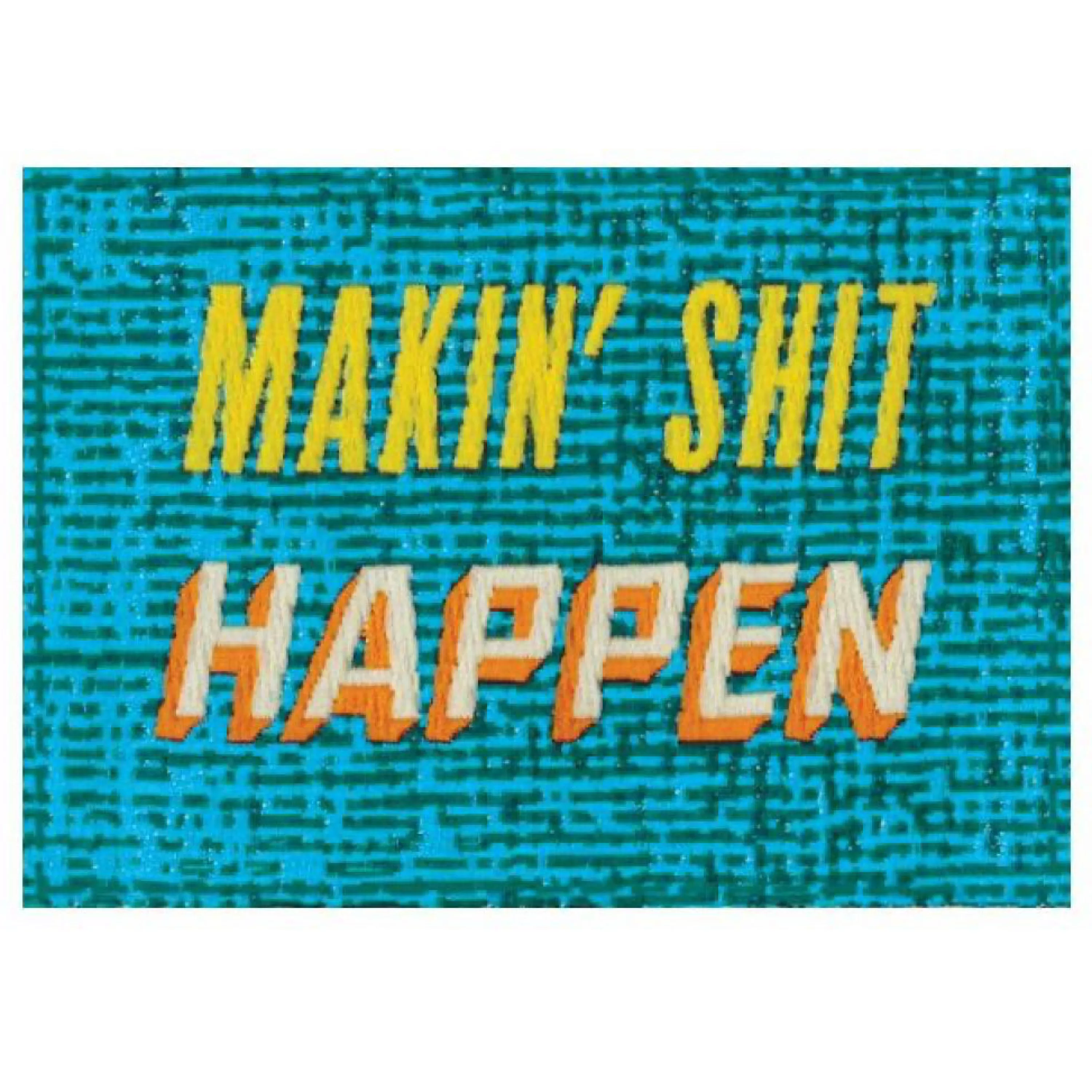 Flash Sale Blue Q Makin' Shit Happen Tag Socks