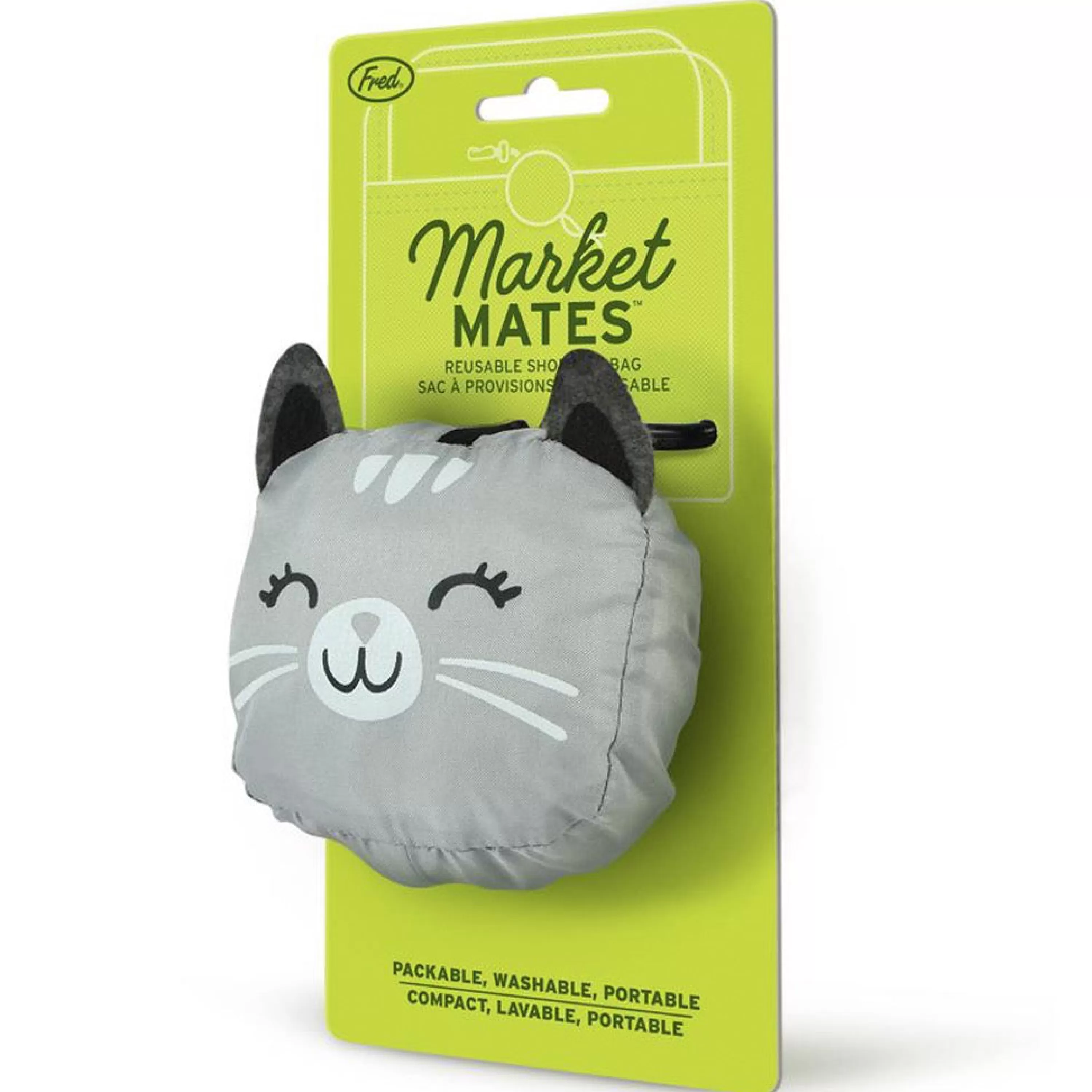 Best Sale Fred & Friends Market Mates Cat Reusable Shopping Bag