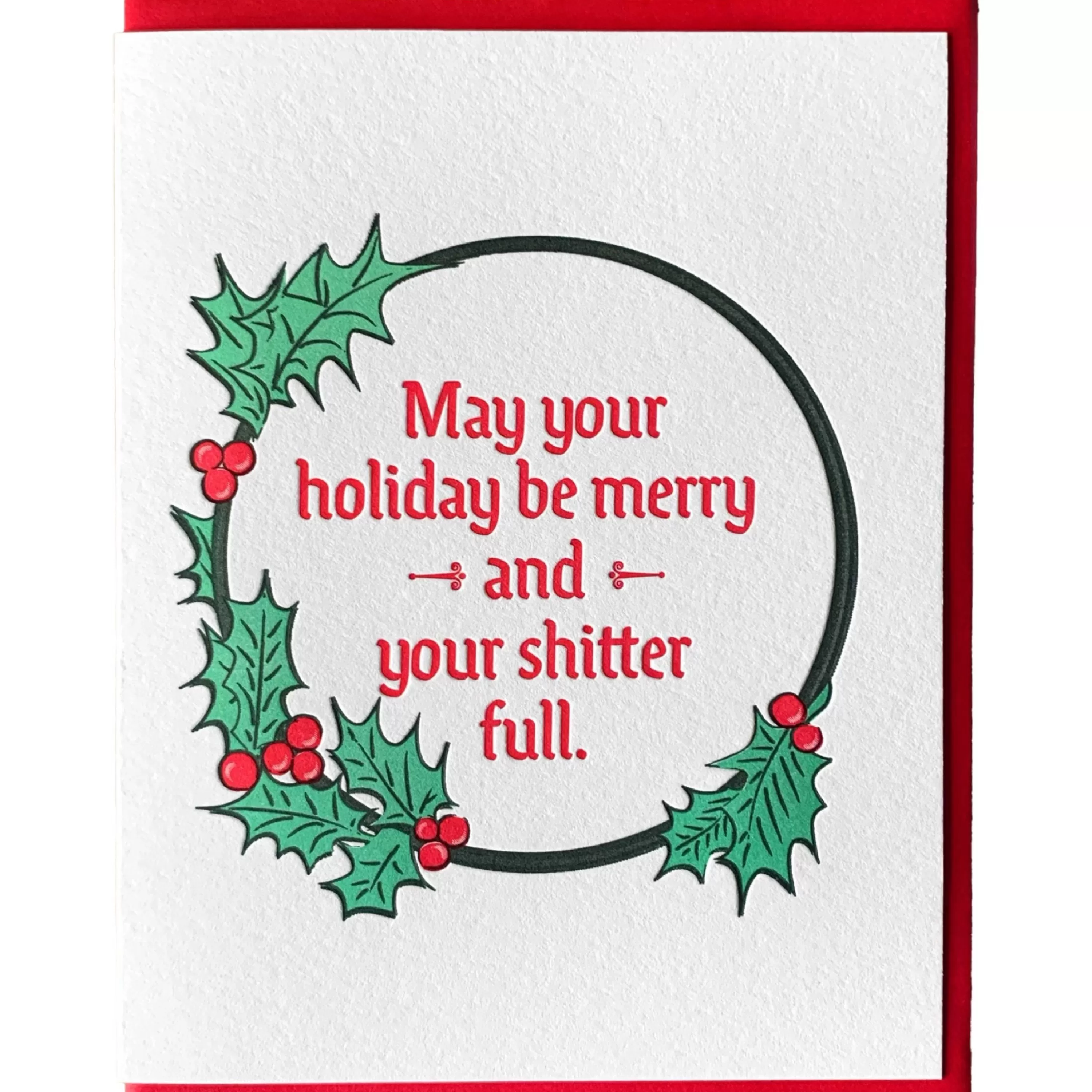 McBitterson's May Your Shitter Be Full Card