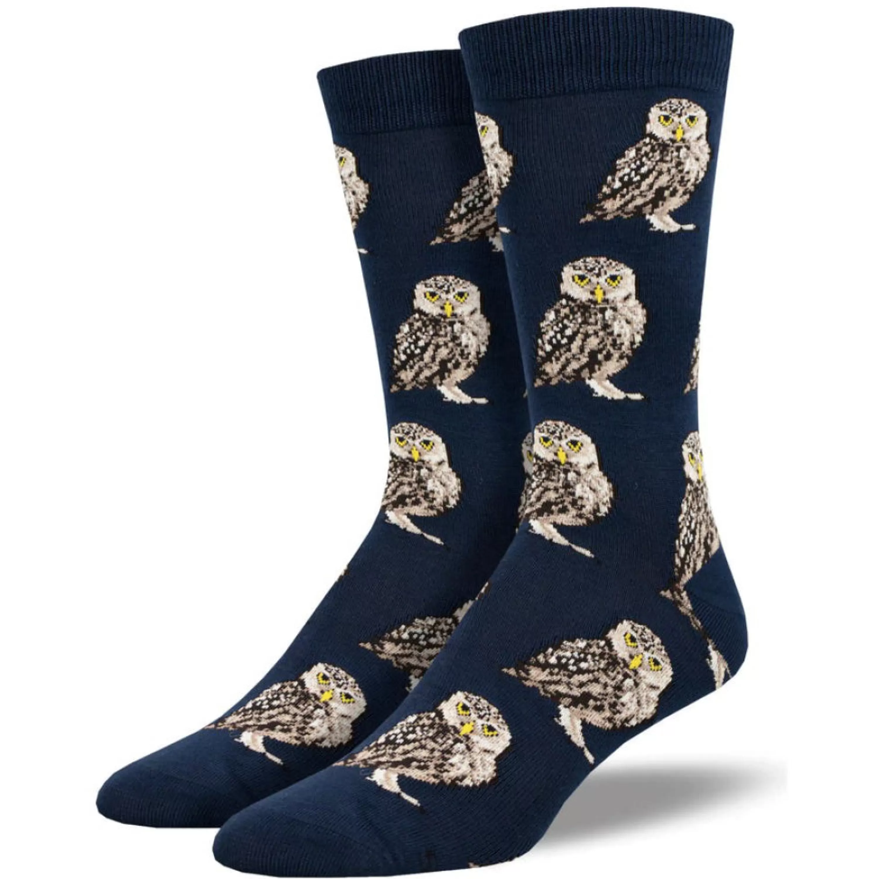 Cheap SockSmith Men's Burrowing Owl Socks Navy