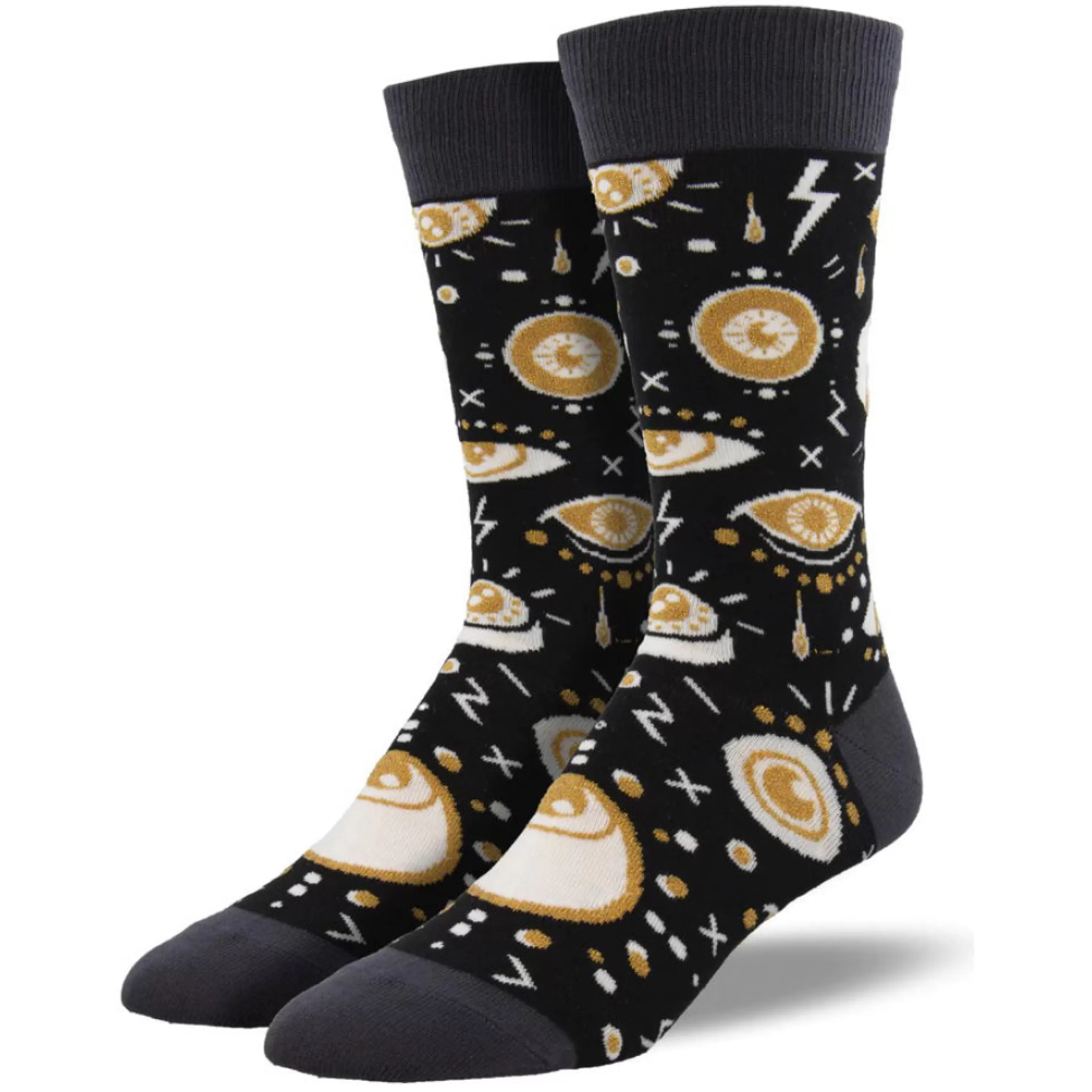 Flash Sale SockSmith Men's Eyes On The Prize Socks Black