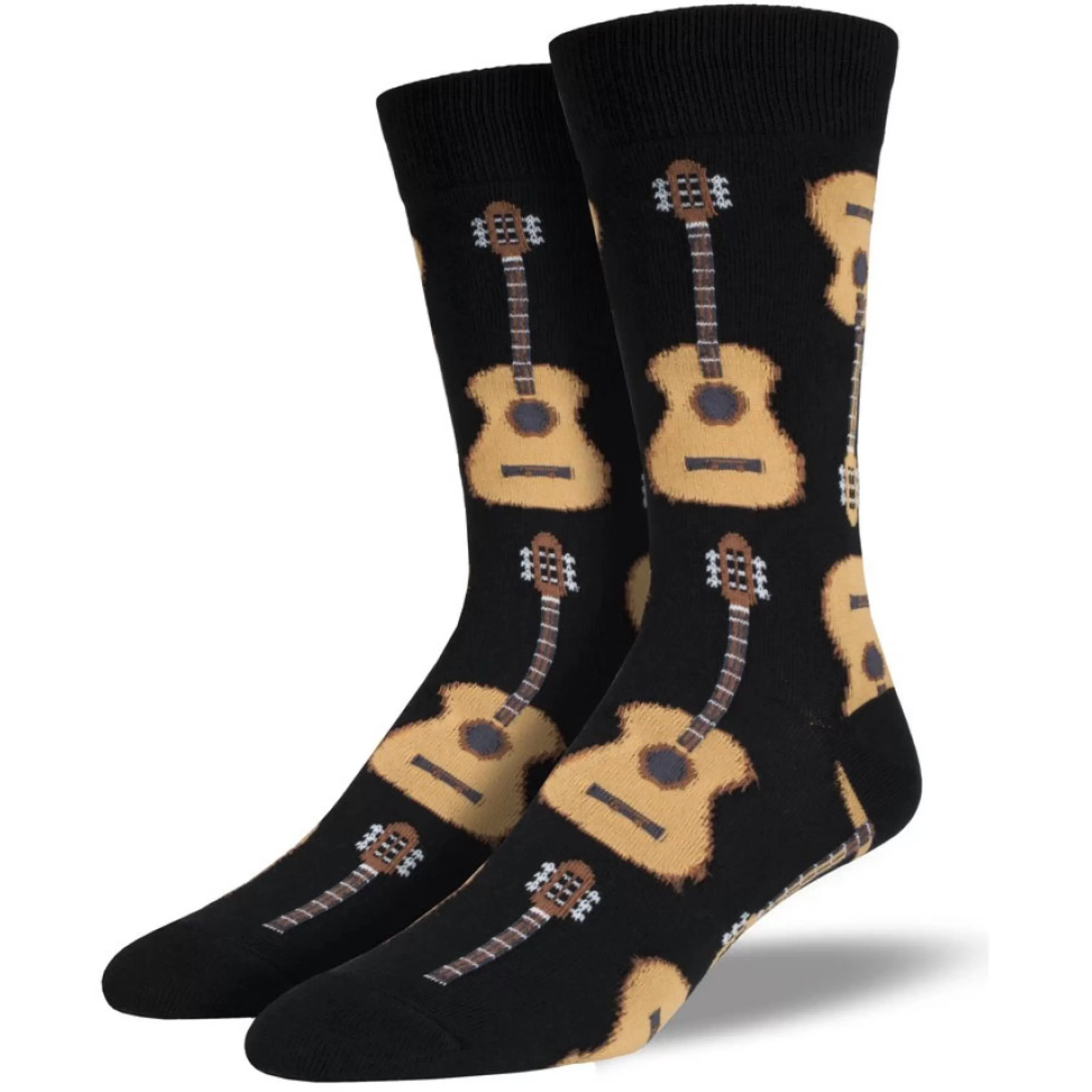 New SockSmith Men's Guitars Socks Black