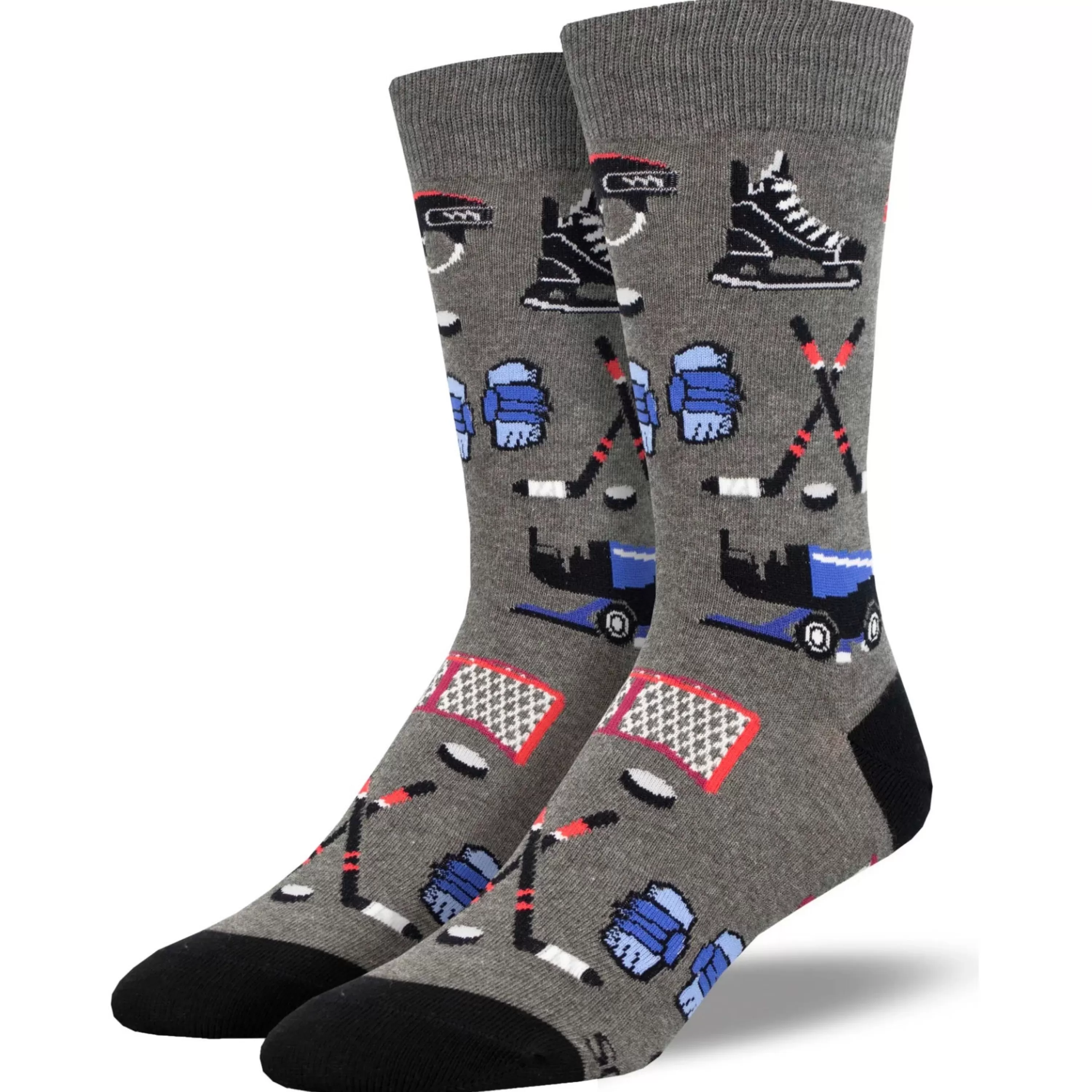 Fashion SockSmith Men's Hockey Gear Socks Charcoal Heather