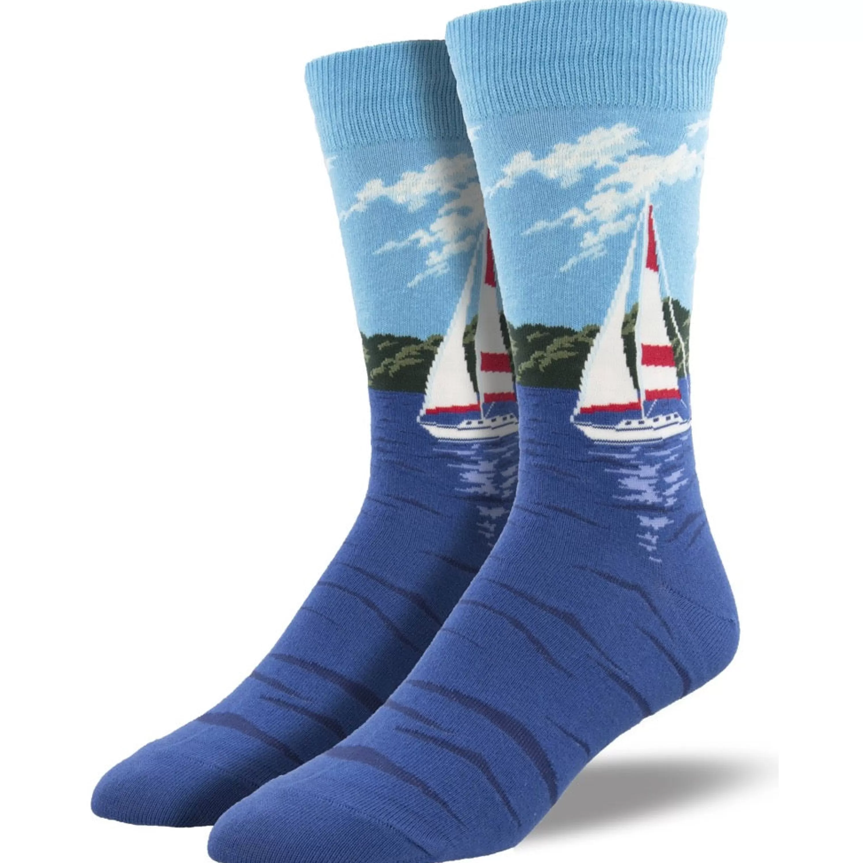 Hot SockSmith Men's Sailing By Socks Blue