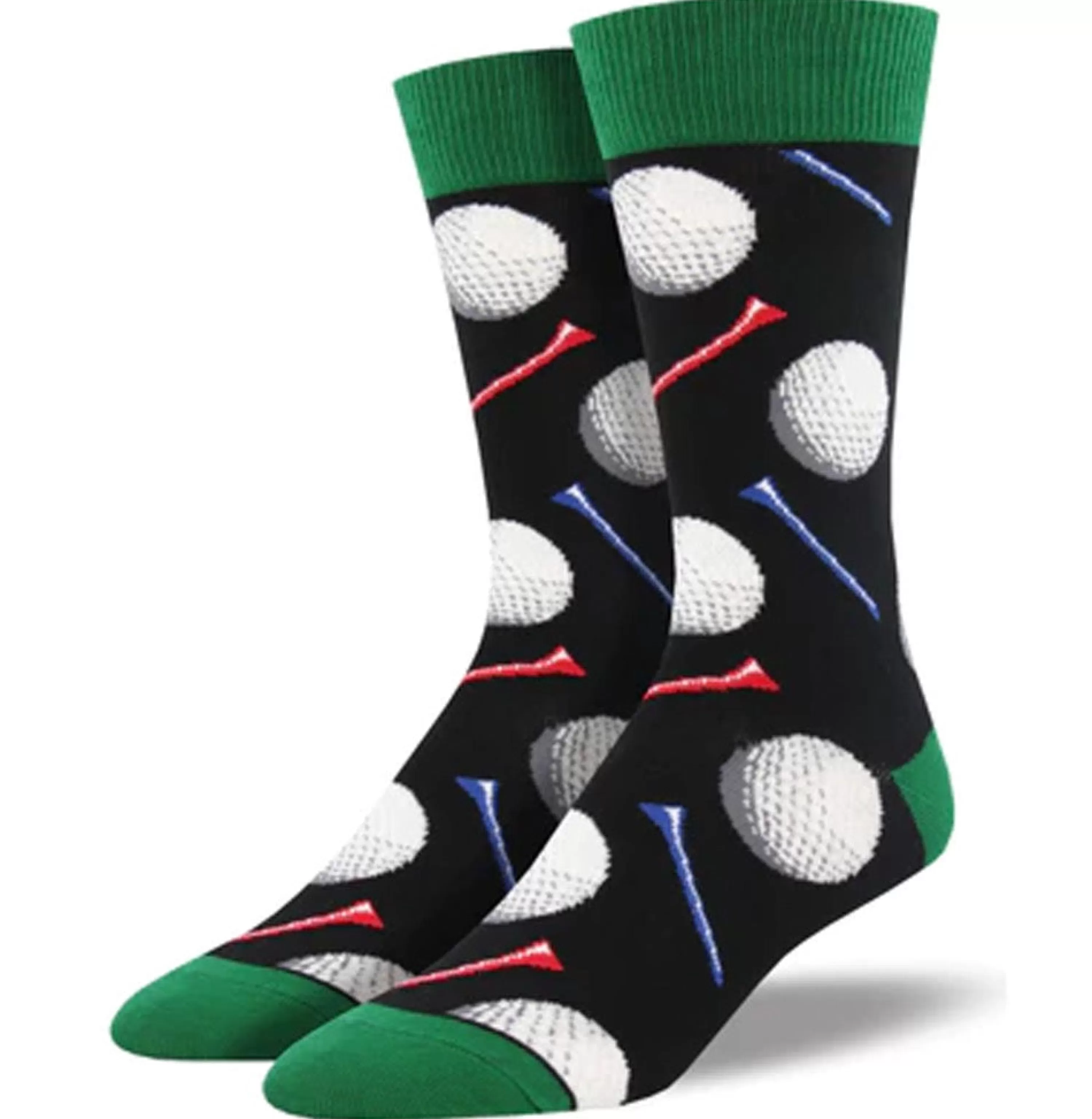 Cheap SockSmith Men's Tee It Up Socks Black