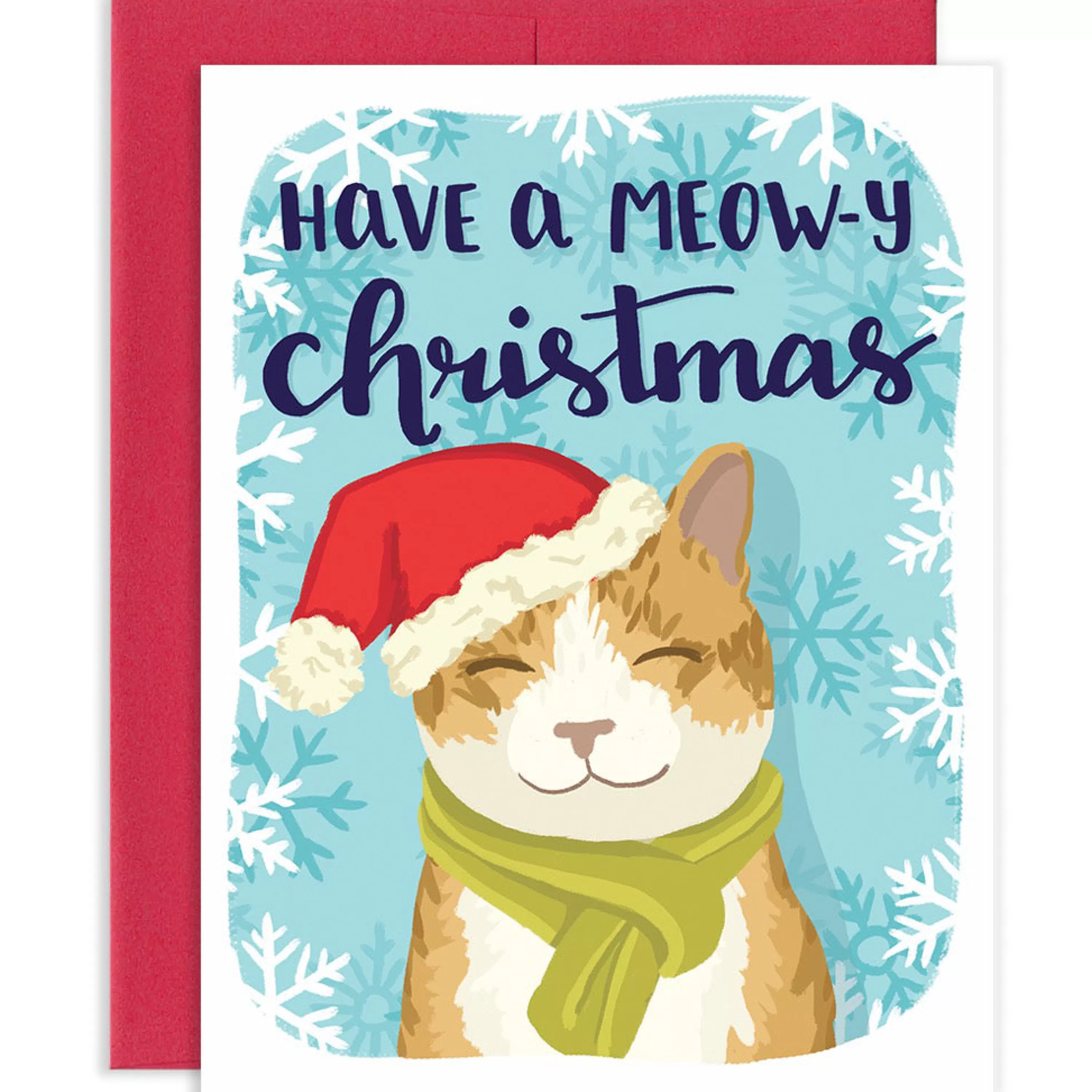 Grey Street Paper Meowy Christmas Cat Boxed Holiday Cards