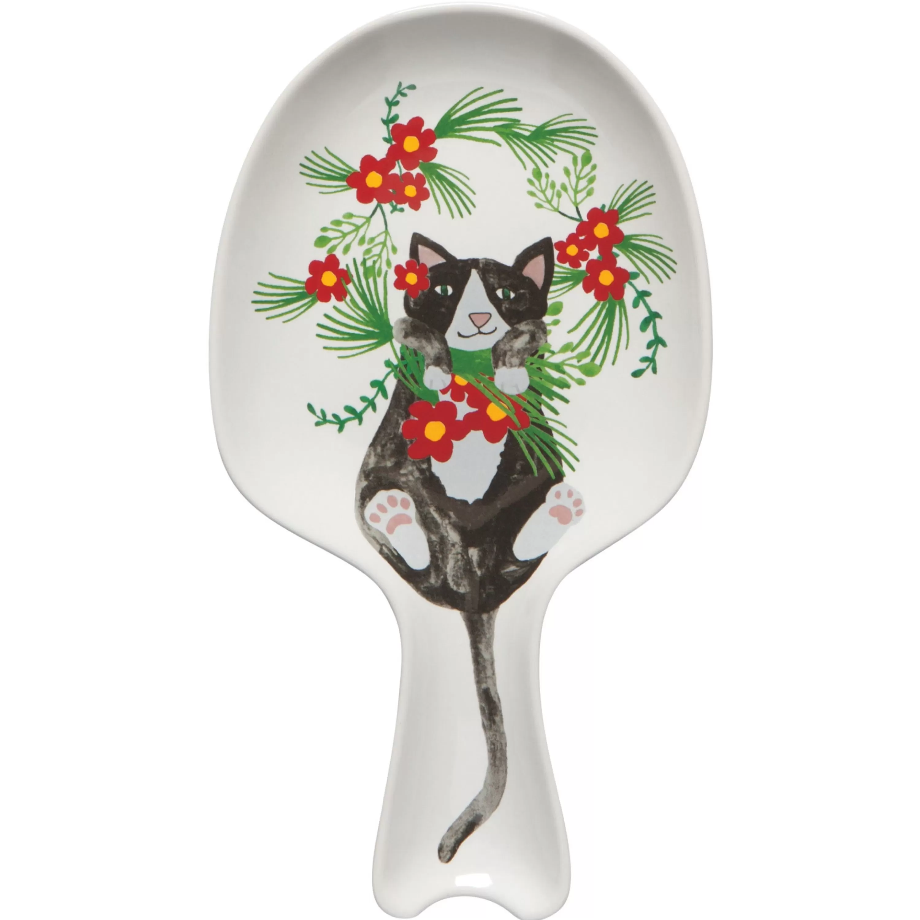 Danica Meowy Christmas Spoon Rest