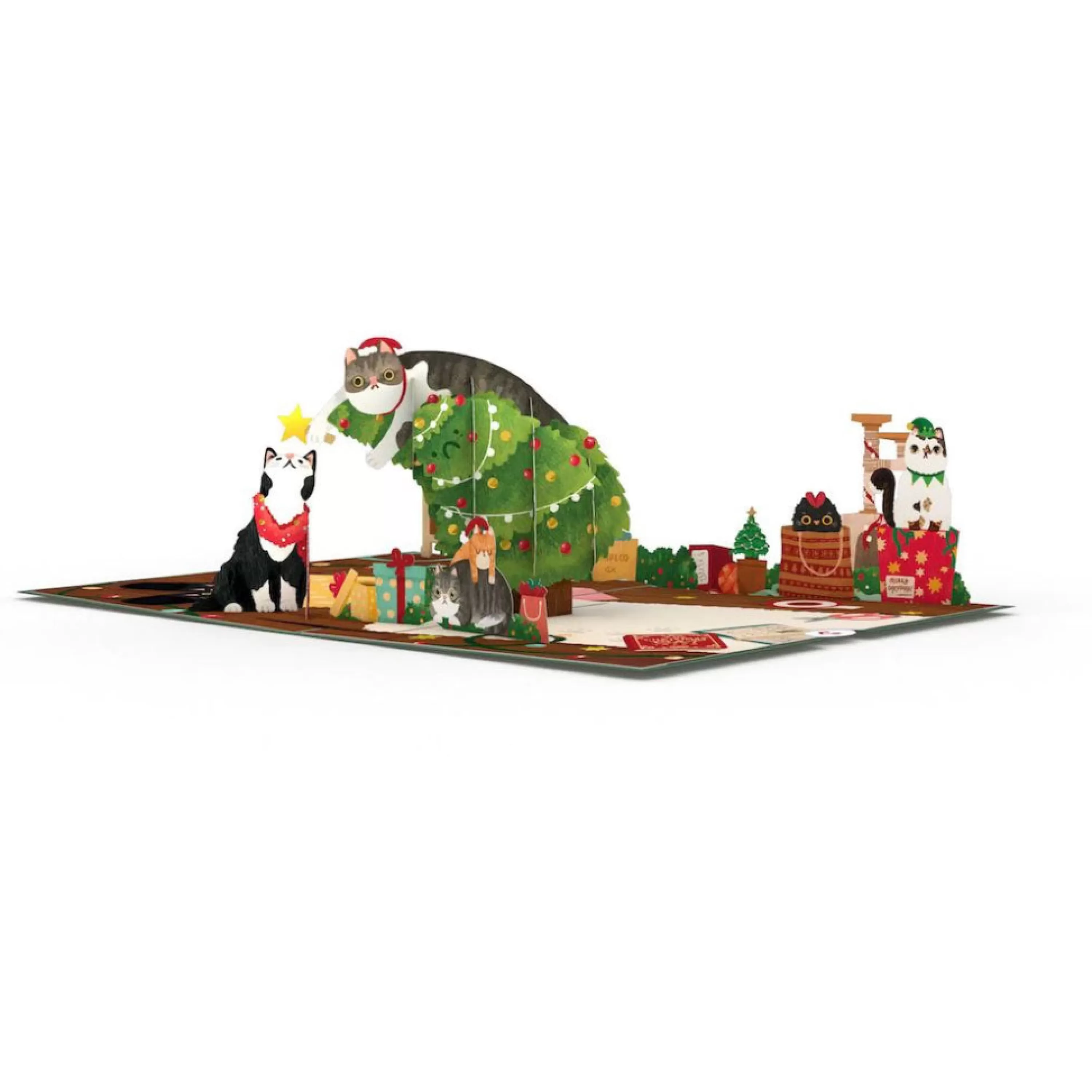 Lovepop Meowy Little Christmas Cats 3D Pop Up Card